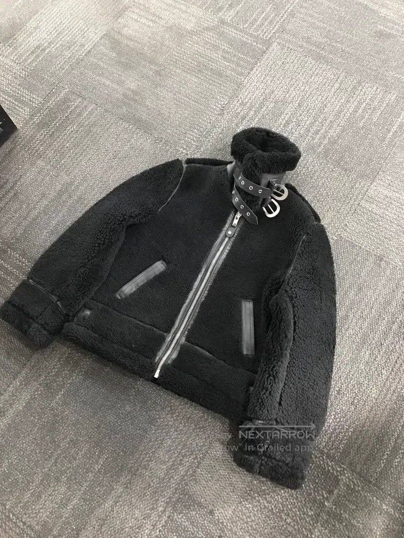 Schott Schott B3 Fur Bomber Jacket Size US L / EU 52-54 / 3 - 6 Thumbnail