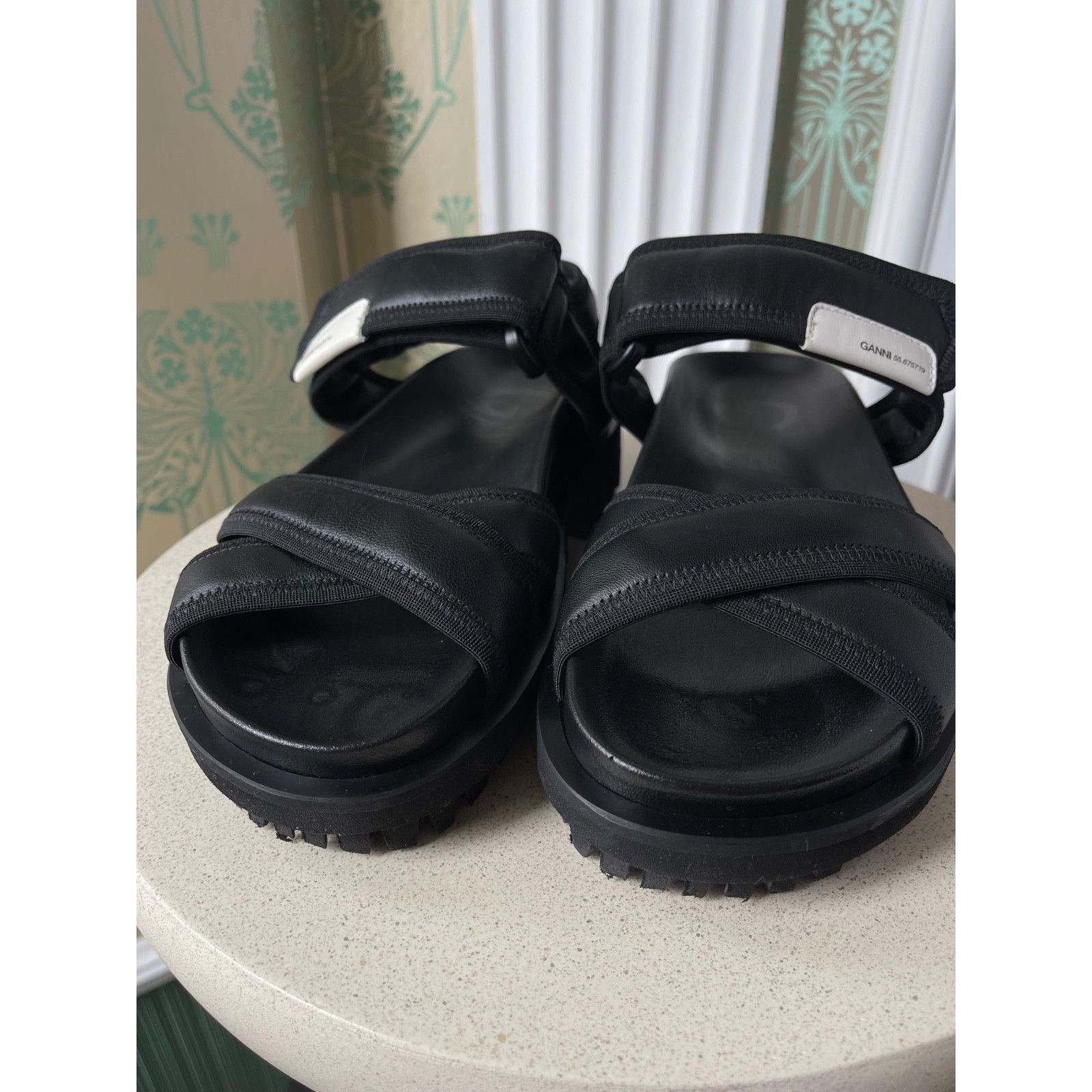 Ganni Ganni Utility Hiking Black Sandals Women’s Size: 37 US 7 Size US 7 / IT 37 - 13 Thumbnail