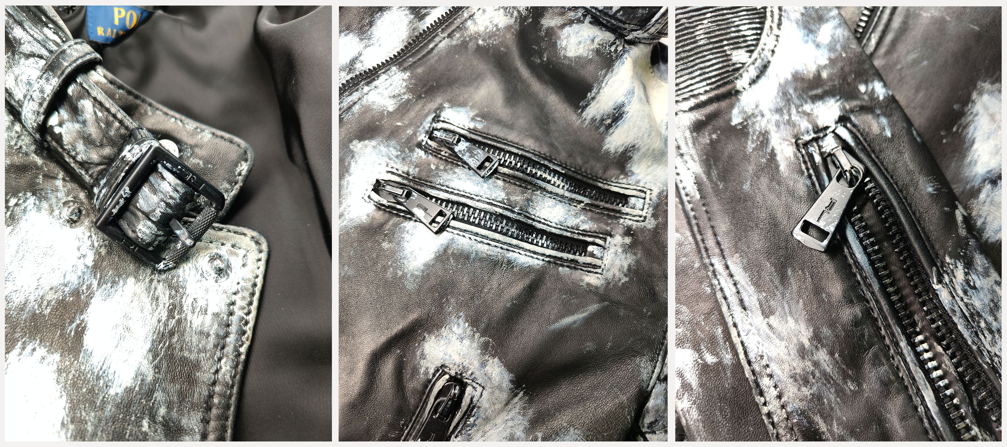 Polo Ralph Lauren POLO RALPH LAUREN _ JACKSON POLLOCK HAND- PAINTED _ LAMB Size S / US 4 / IT 40 - 7 Thumbnail