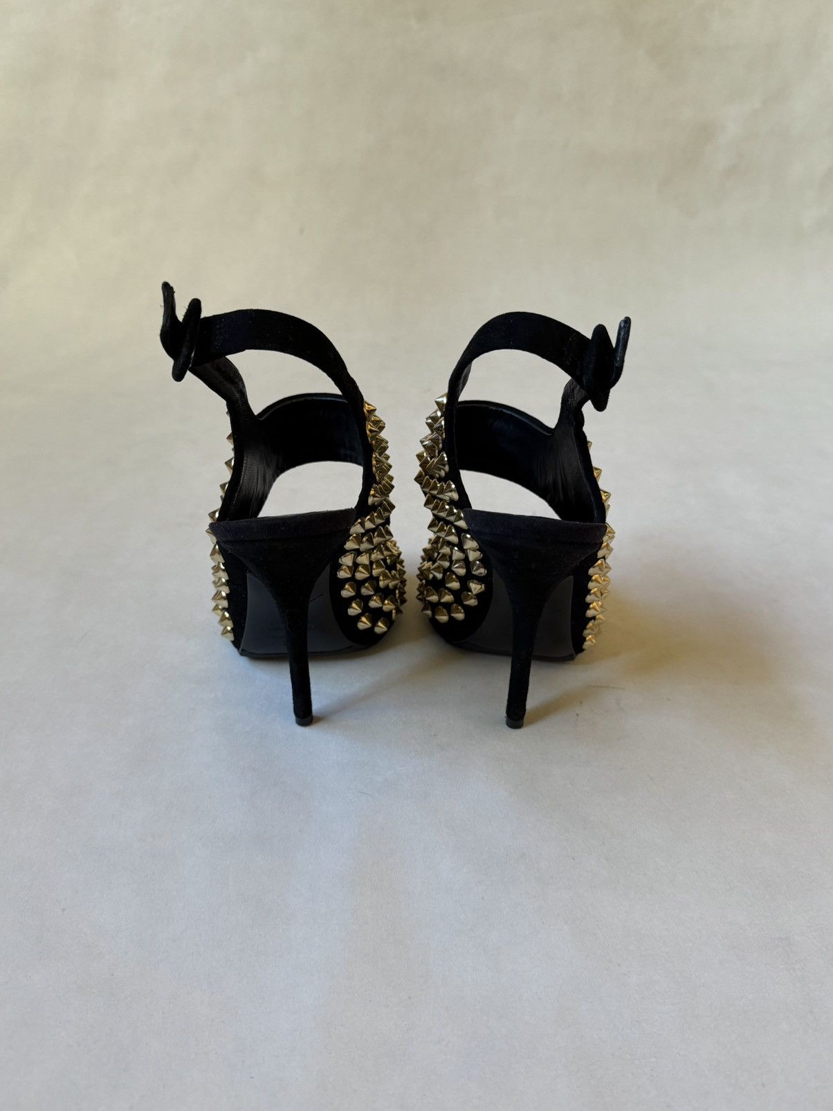 Giuseppe Zanotti Guiseppe Zanotti Studded Embellished Sandals Heels Shoes Size US 7.5 / IT 37.5 - 7 Thumbnail