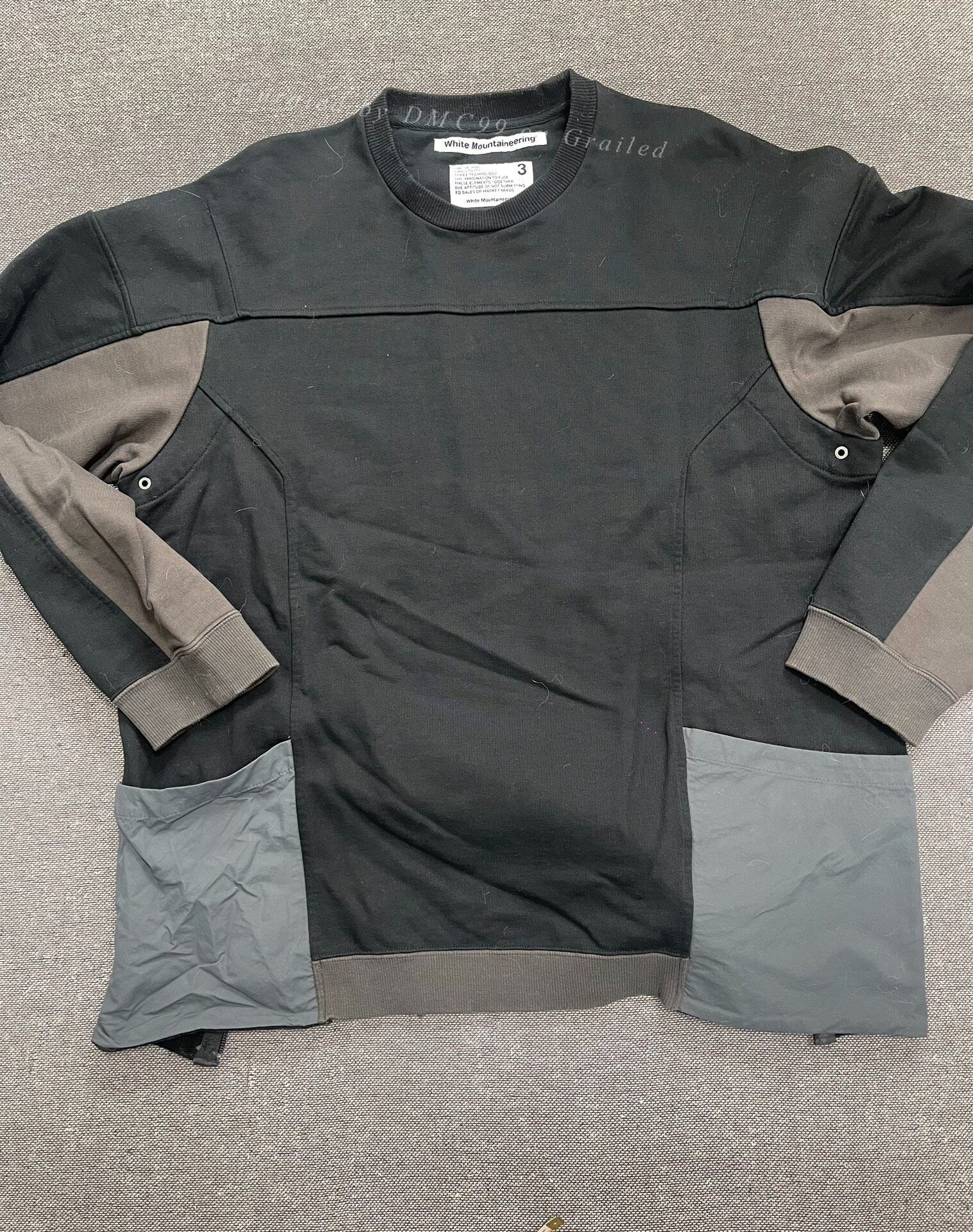 White Mountaineering White Mountaineering Contrasted Sweatshirt Size US L / EU 52-54 / 3 - 1 Thumbnail