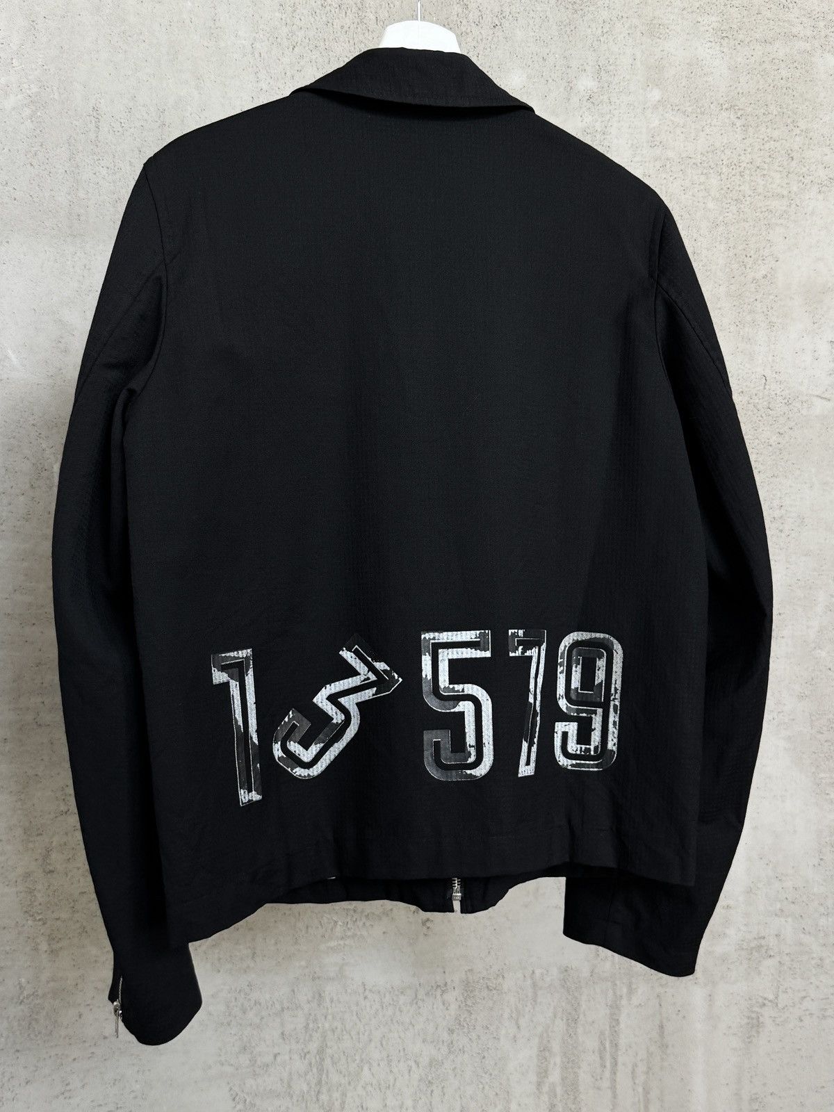 Comme des Garcons Comme Des Garçons Black 13579 Wool Zip Up Jacket SS21 Size US L / EU 52-54 / 3 - 4 Thumbnail