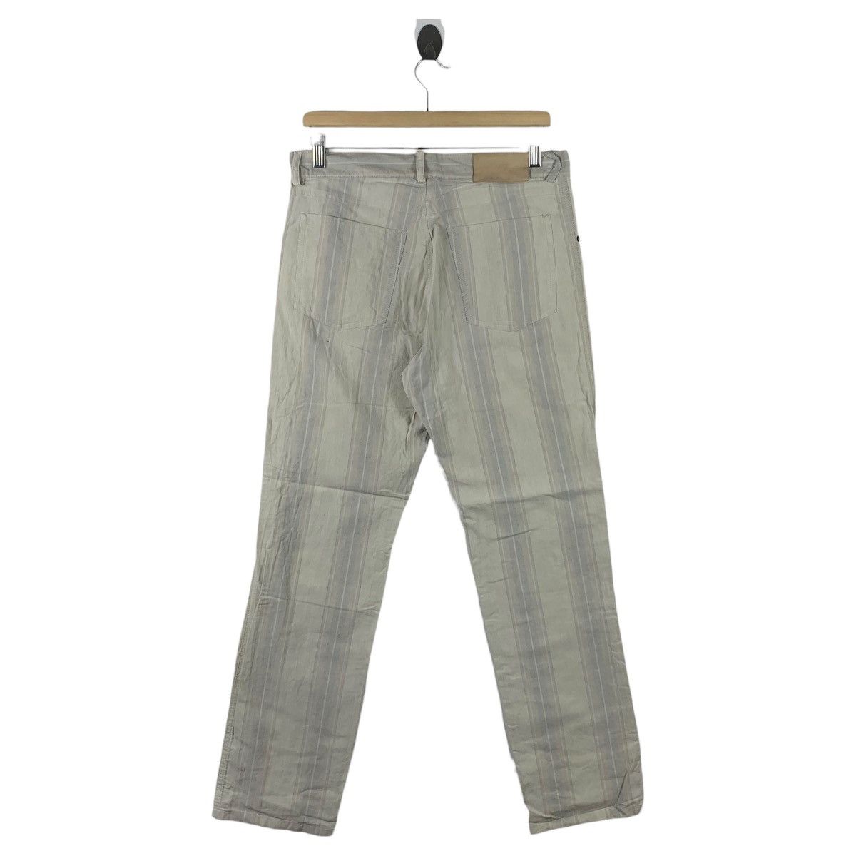 Vintage SALVATORE FERRAGAMO stripe linen pants