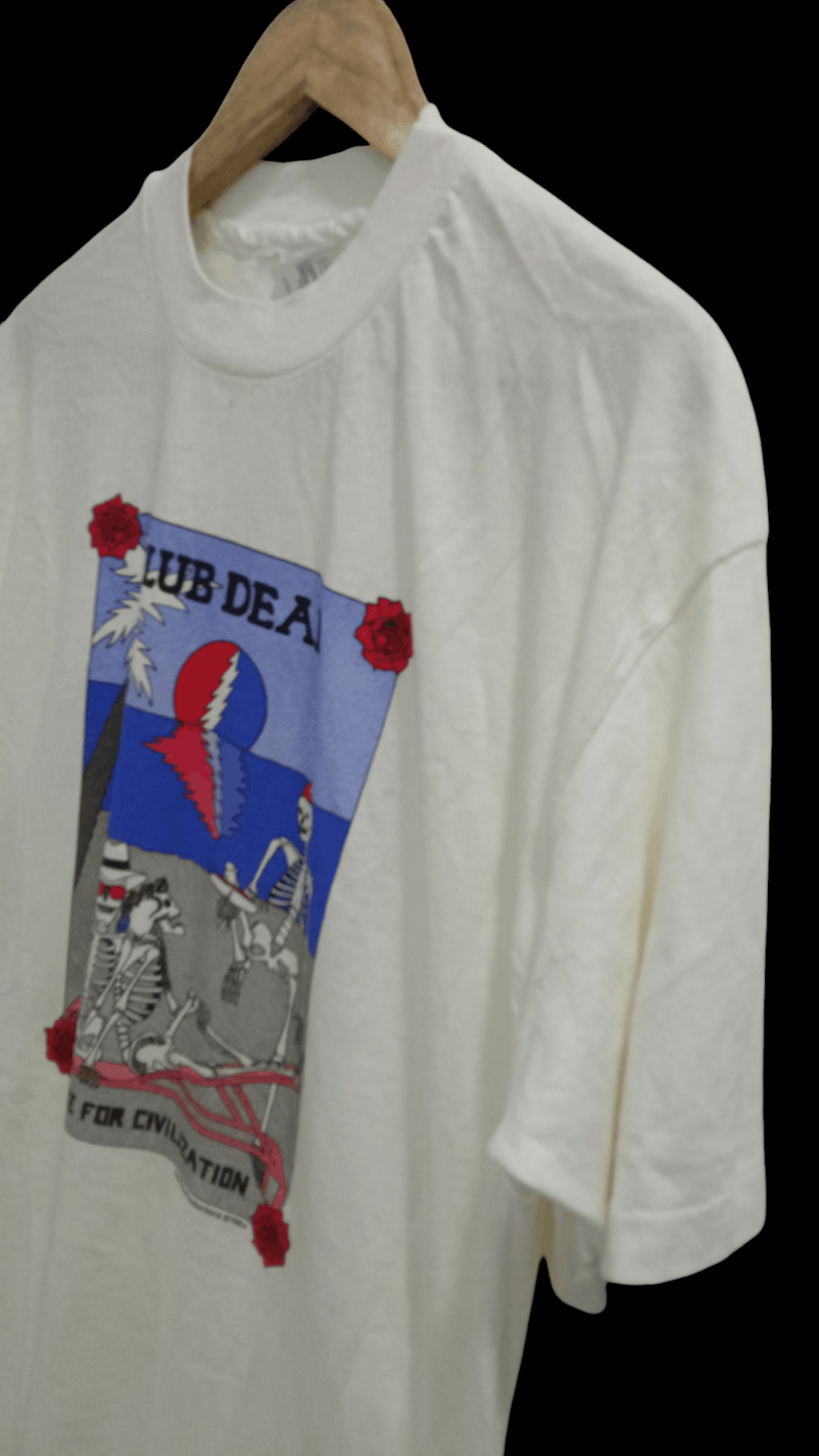Band Tees × Vintage 🔥🔥Vintage 80s Grateful Dead Club Dead T-Shirt Size US XL / EU 56 / 4 - 4 Thumbnail
