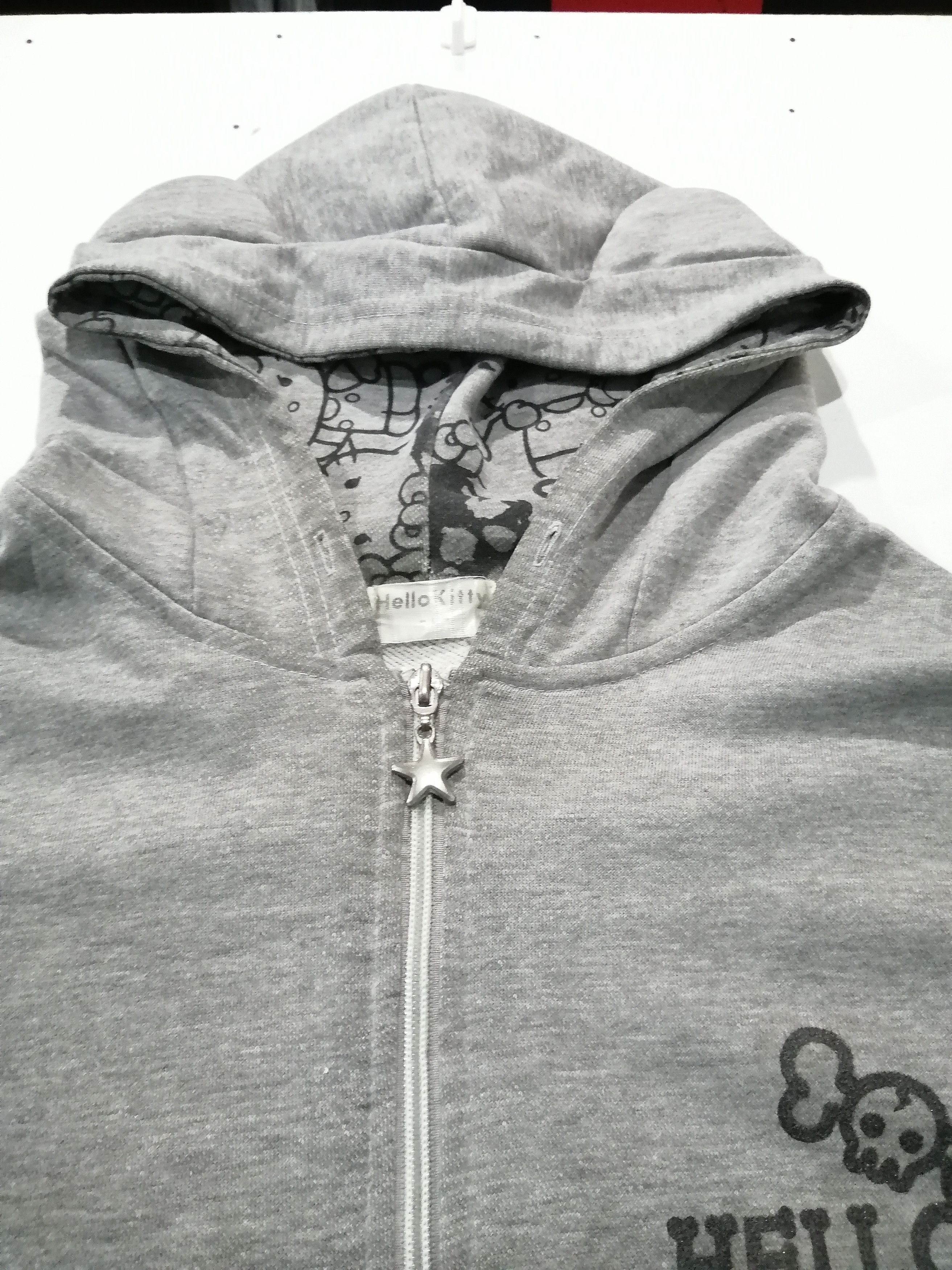 Cartoon Network × Designer Vintage Hello Kitty Big Logo Zipper Hoodie Sweater Size US L / EU 52-54 / 3 - 4 Thumbnail