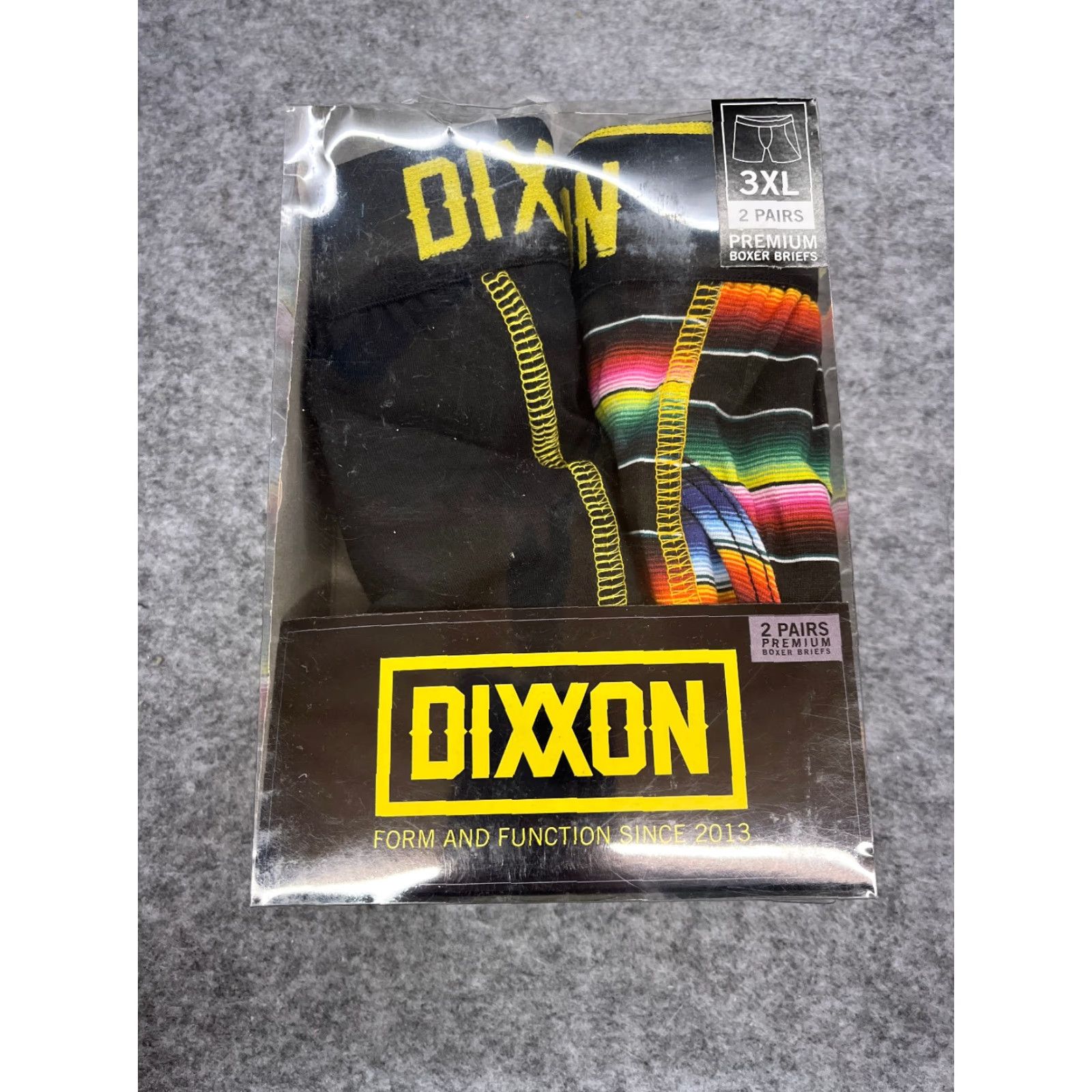 Pinko Dixxon Boxer Briefs Men 3XL Multicolor Stripe Print 2 Pack Size 48R - 2 Thumbnail