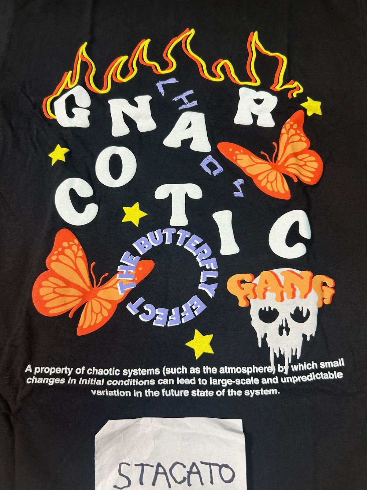 Gnarcotic × Rap Tees Gnarcotic Lil Gnar Butterfly Effect Tee Black Size US M / EU 48-50 / 2 - 3 Thumbnail