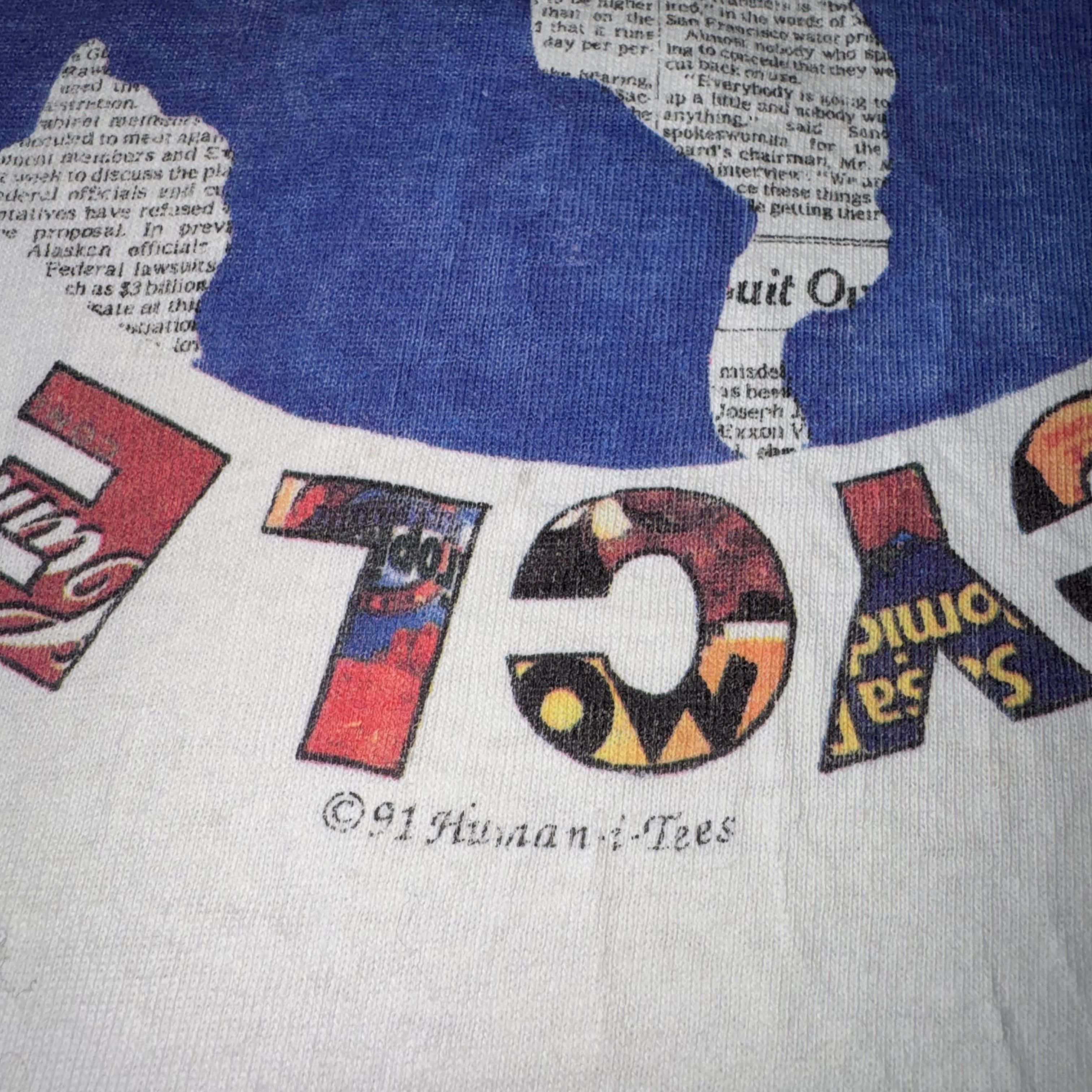 Vintage VTG Reduce Reuse Recycle T Shirt Brand Logo Globe 90s Size US M / EU 48-50 / 2 - 3 Thumbnail