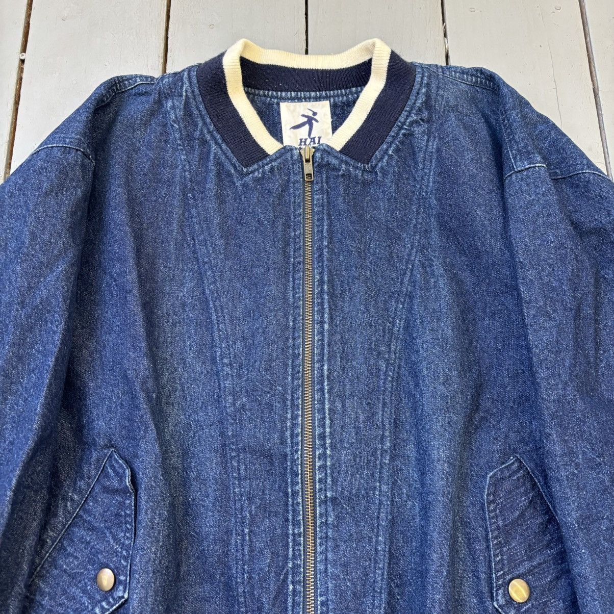 Hai Sporting Gear HAI Sporting Gear Denim Varsity Jacket Size US M / EU 48-50 / 2 - 2 Thumbnail