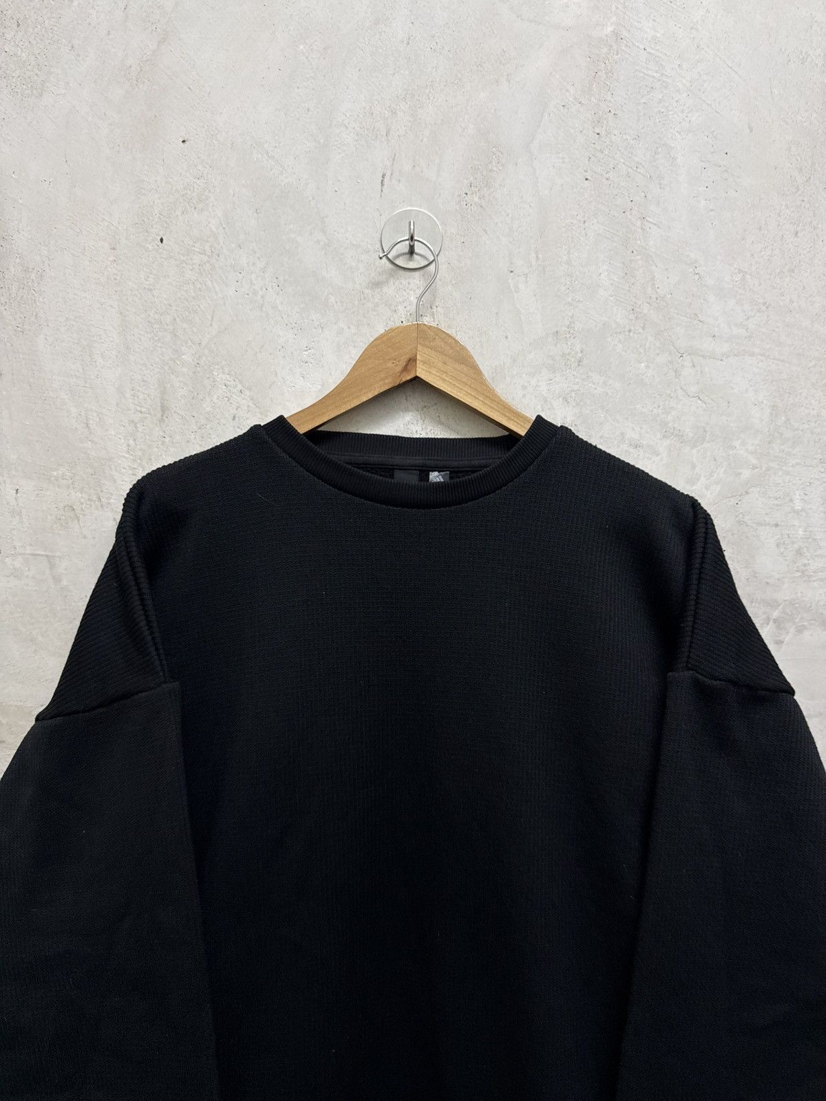 Adidas Adidas Essentials Three Stripe End Plastic Waste Sweatshirt Size US M / EU 48-50 / 2 - 2 Thumbnail