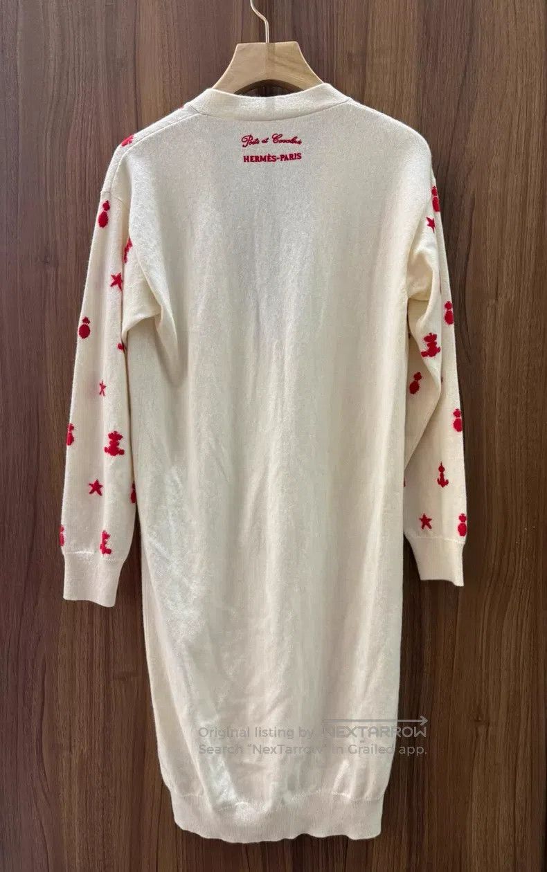 Hermes Hermes Long Cardigan Knit Sweater Size XS / US 0-2 / IT 36-38 - 2 Thumbnail