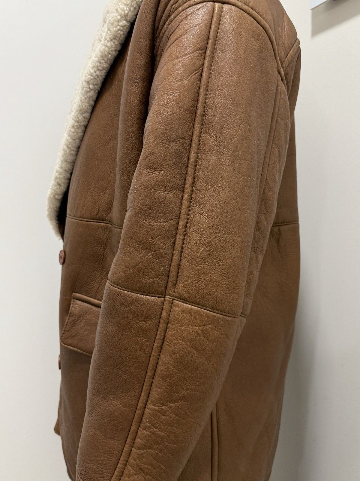 Gianfranco Ferre Gianfranco Ferre Vintage Jacket Leather Shearling Coat Size US L / EU 52-54 / 3 - 12 Thumbnail