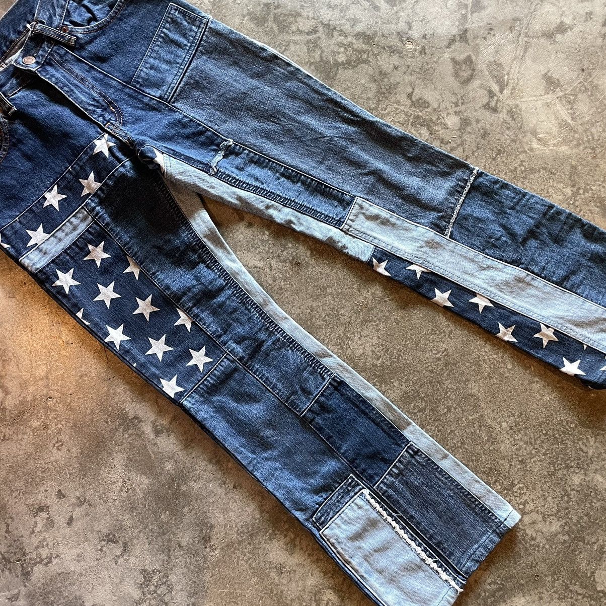 Hysteric Glamour Beautiful Rework Hysteric Glamour Kinky Bootcut Jeans Size 28" / US 6 / IT 42 - 2 Thumbnail