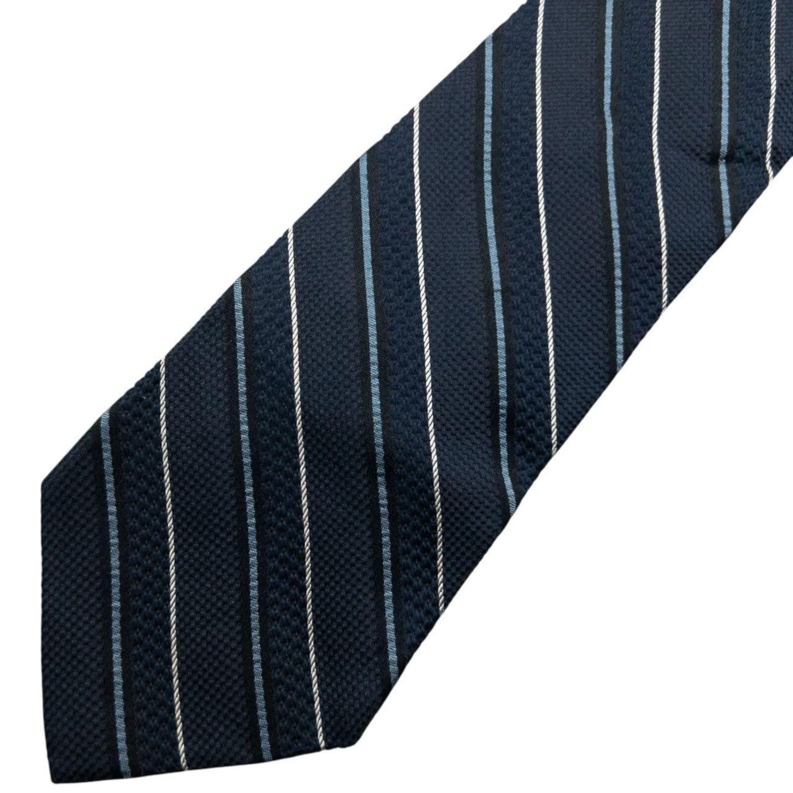 Issey Miyake Vintage 90s Issey Miyake Striped Silk Tie Size ONE SIZE - 5 Thumbnail