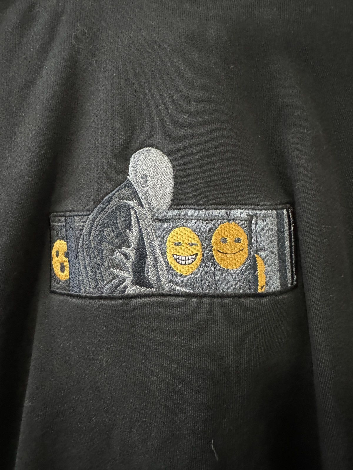image of Derschutze OG Faces Hoodie in Black, Men's (Size Small)