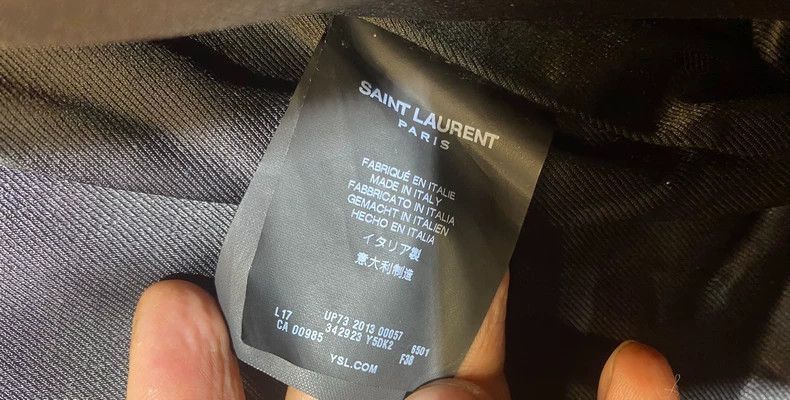 Saint Laurent Paris red leather biker jacket by saint laurent-2507 Size US L / EU 52-54 / 3 - 3 Thumbnail