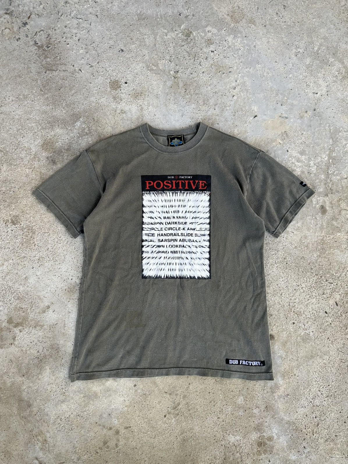 Seditionaries Vintage 90's Dub Factory x BMX " Positive " Anarchic Tees Size US L / EU 52-54 / 3 - 1 Thumbnail