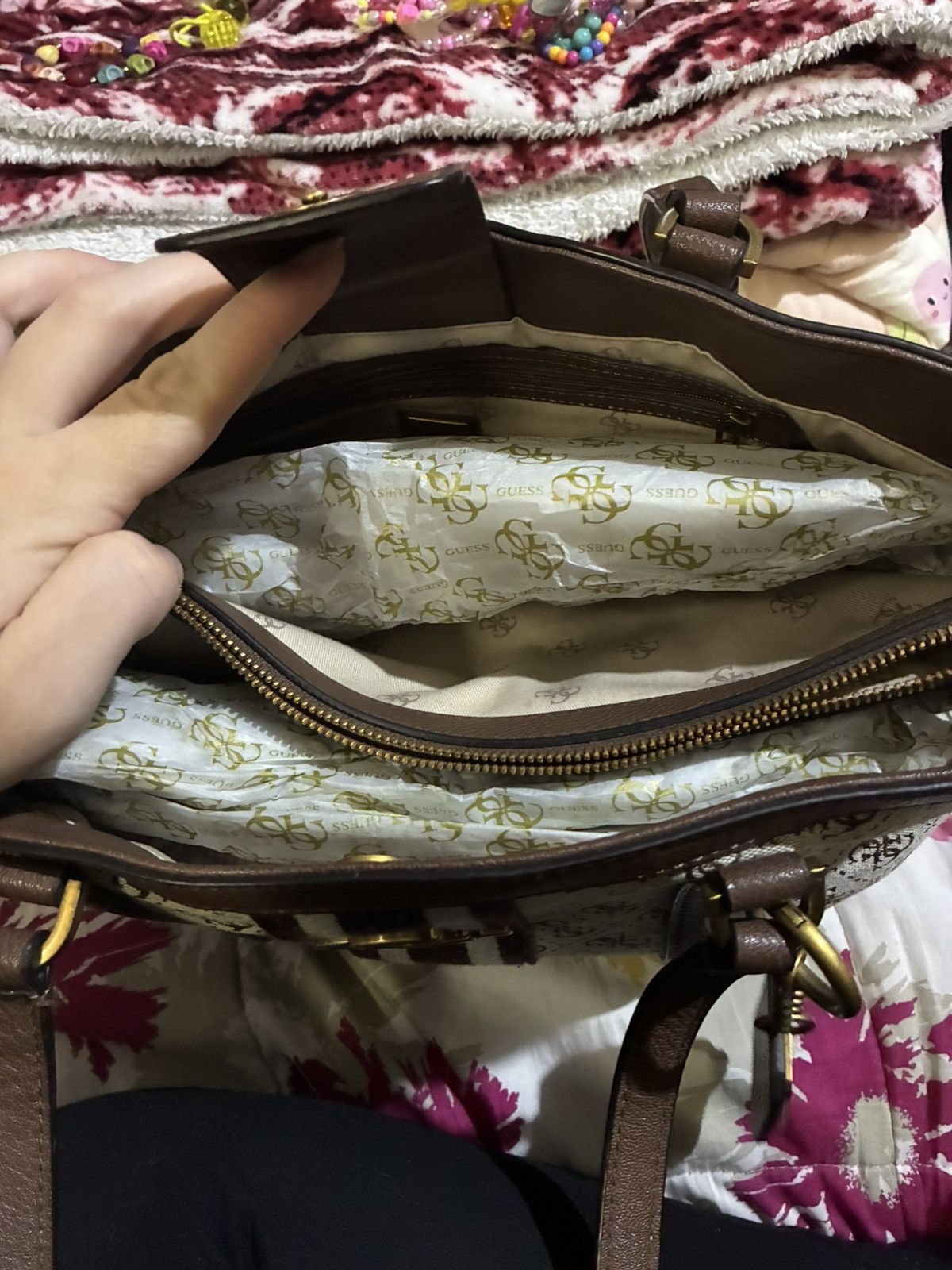 Guess Guess material monogram tote bag Size ONE SIZE - 4 Thumbnail