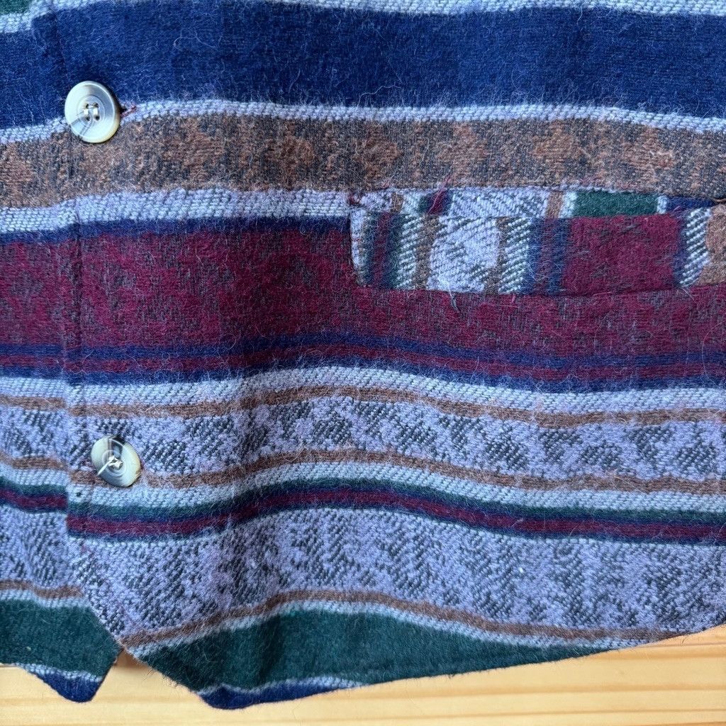 Other Vintage Paragraff Wool Blend Blanket Stripe pattern vest XL Size US XL / EU 56 / 4 - 4 Thumbnail