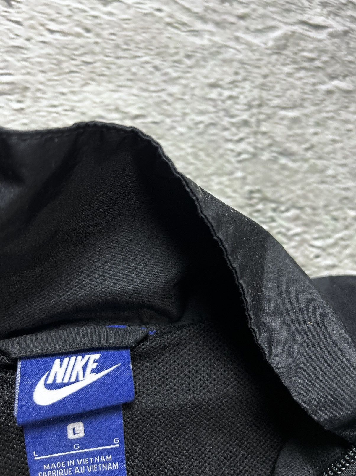 Nike × Vintage Nike vintage black track suit nylon pants jacket Y2K Size US L / EU 52-54 / 3 - 4 Thumbnail