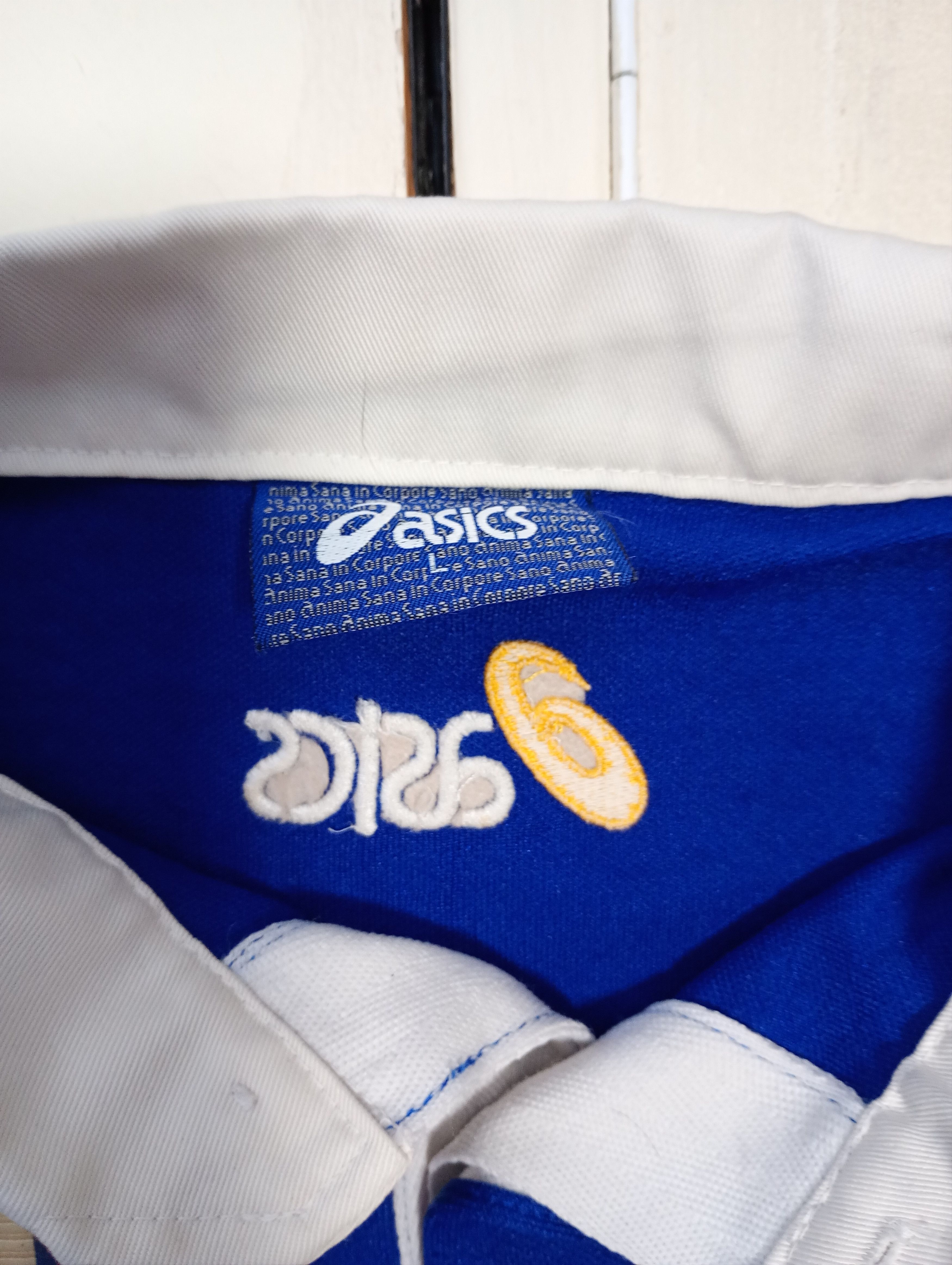 Asics Asiscs Leeds Rhinos Home Rugby Shirt 2000 Size US L / EU 52-54 / 3 - 12 Thumbnail
