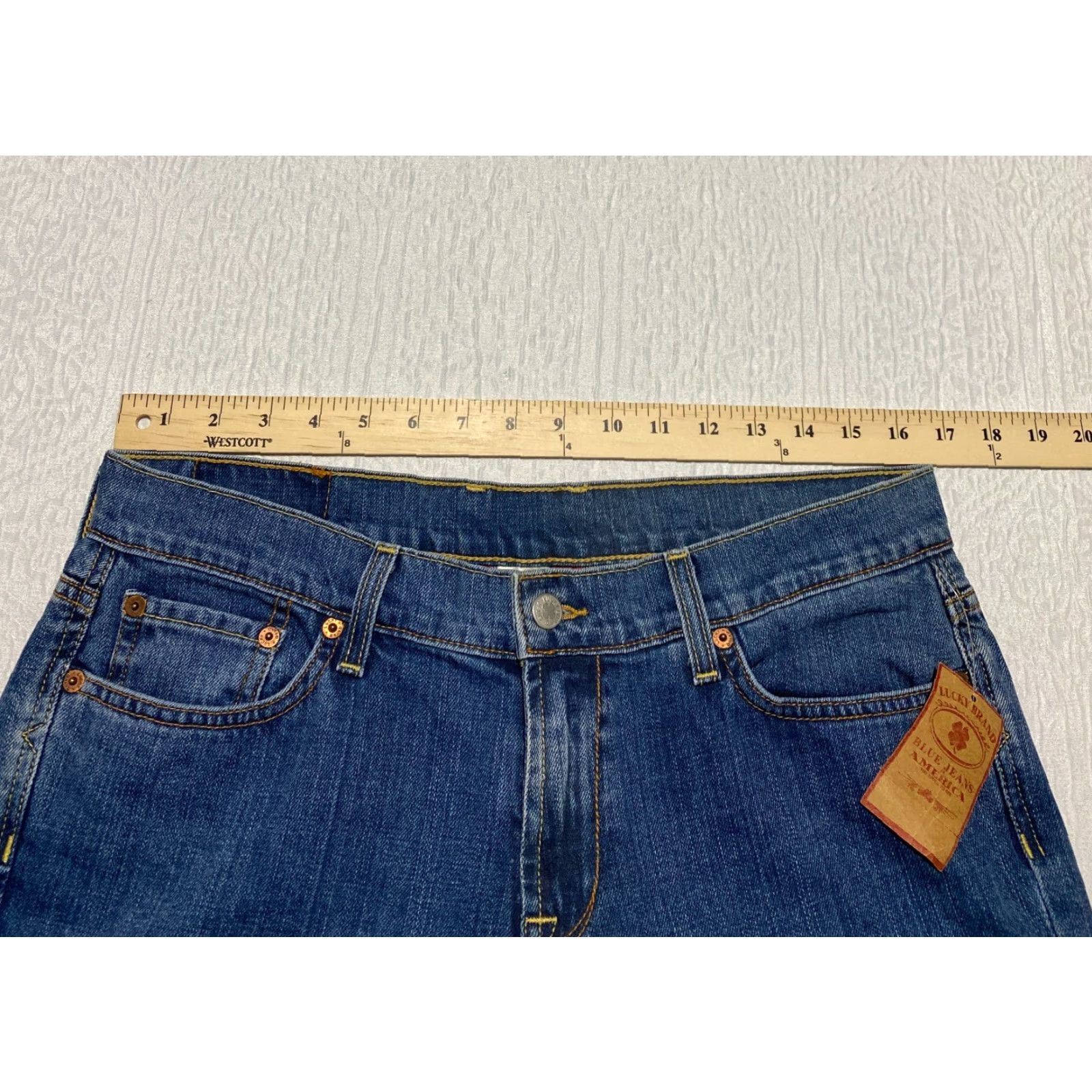 Lucky Brand Lucky Brand Jeans Womens Sweet Crop Denim Size 10 Blue NWT Made in USA Size 32" / US 10 / IT 46 - 6 Thumbnail