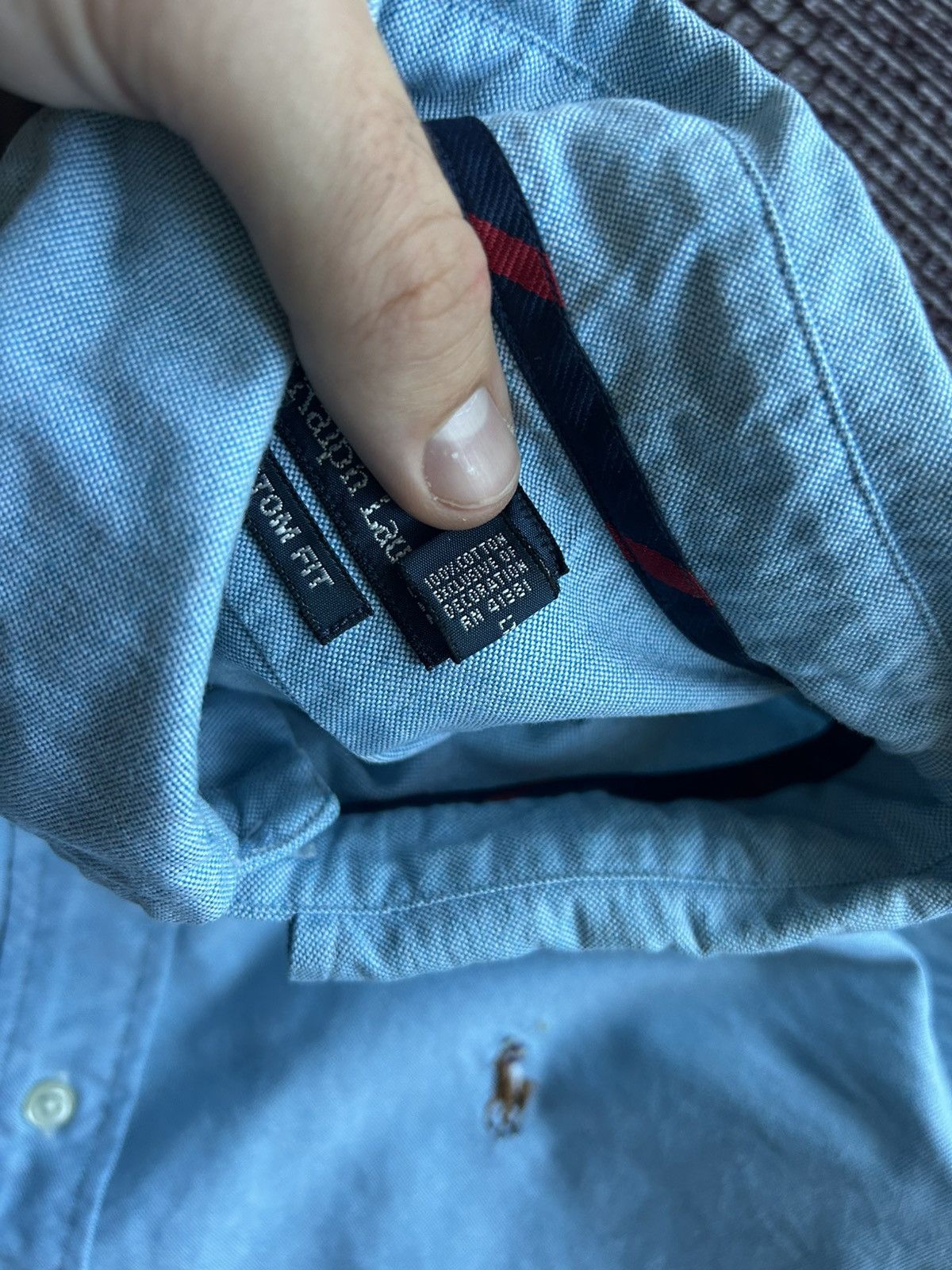 Polo Ralph Lauren Polo Ralph Lauren Custom Fit Shirt Mens Solid Style Size XL Size US XL / EU 56 / 4 - 7 Thumbnail