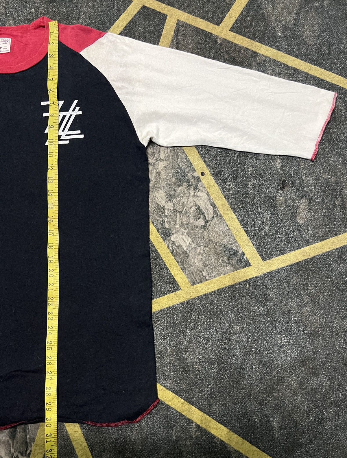 Japanese Brand 90s REAL MADHECTIC JAPAN RAGLAN TEE Size US L / EU 52-54 / 3 - 11 Thumbnail