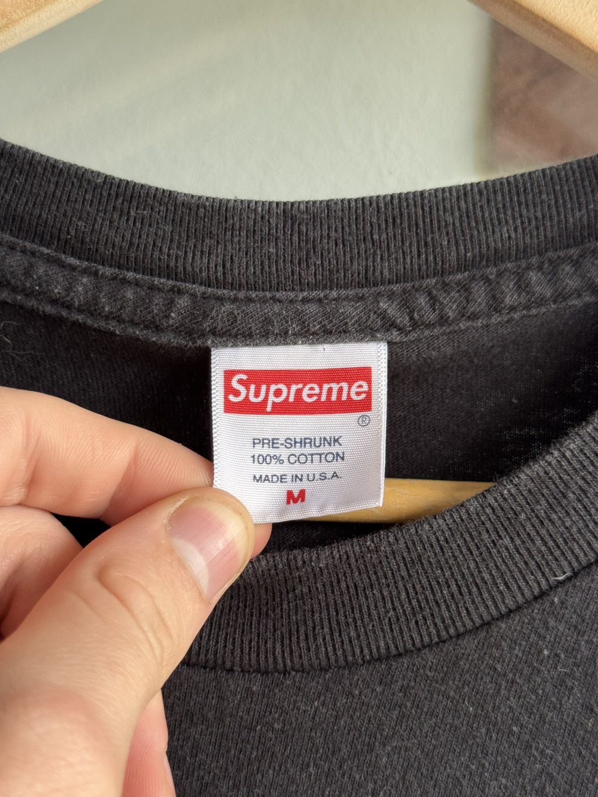 Supreme Supreme Warning Tee FW22 Size US M / EU 48-50 / 2 - 11 Thumbnail