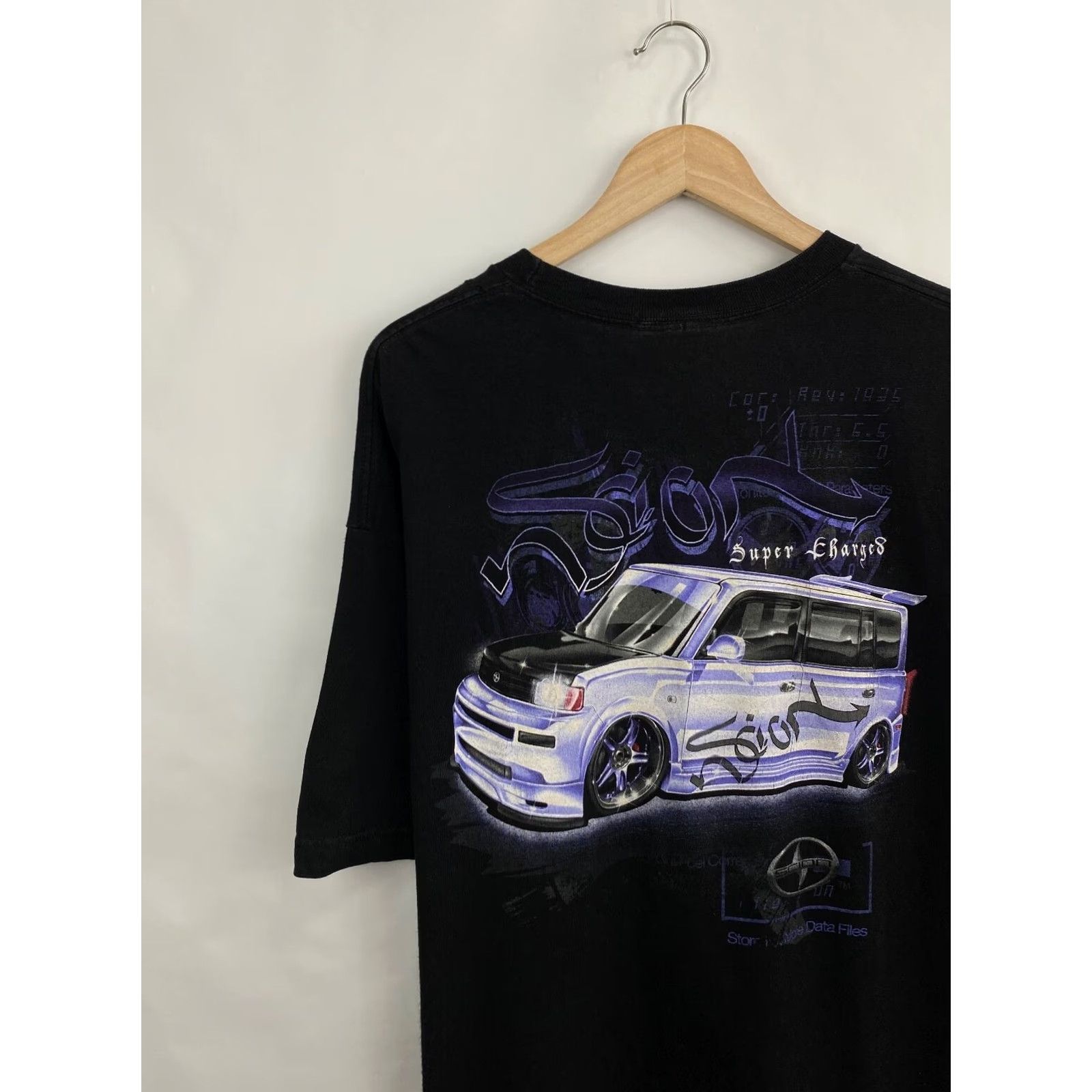 Vintage VINTAGE Toyota Scion Retro Sport Car T-shirt XXL Black Men Shirt Size US XXL / EU 58 / 5 - 3 Thumbnail
