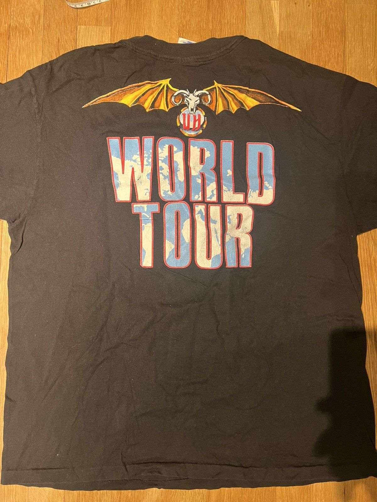 Hanes RARE Signed Uriah Heep Vintage Rock Tee - Legend Size US XL / EU 56 / 4 - 7 Thumbnail