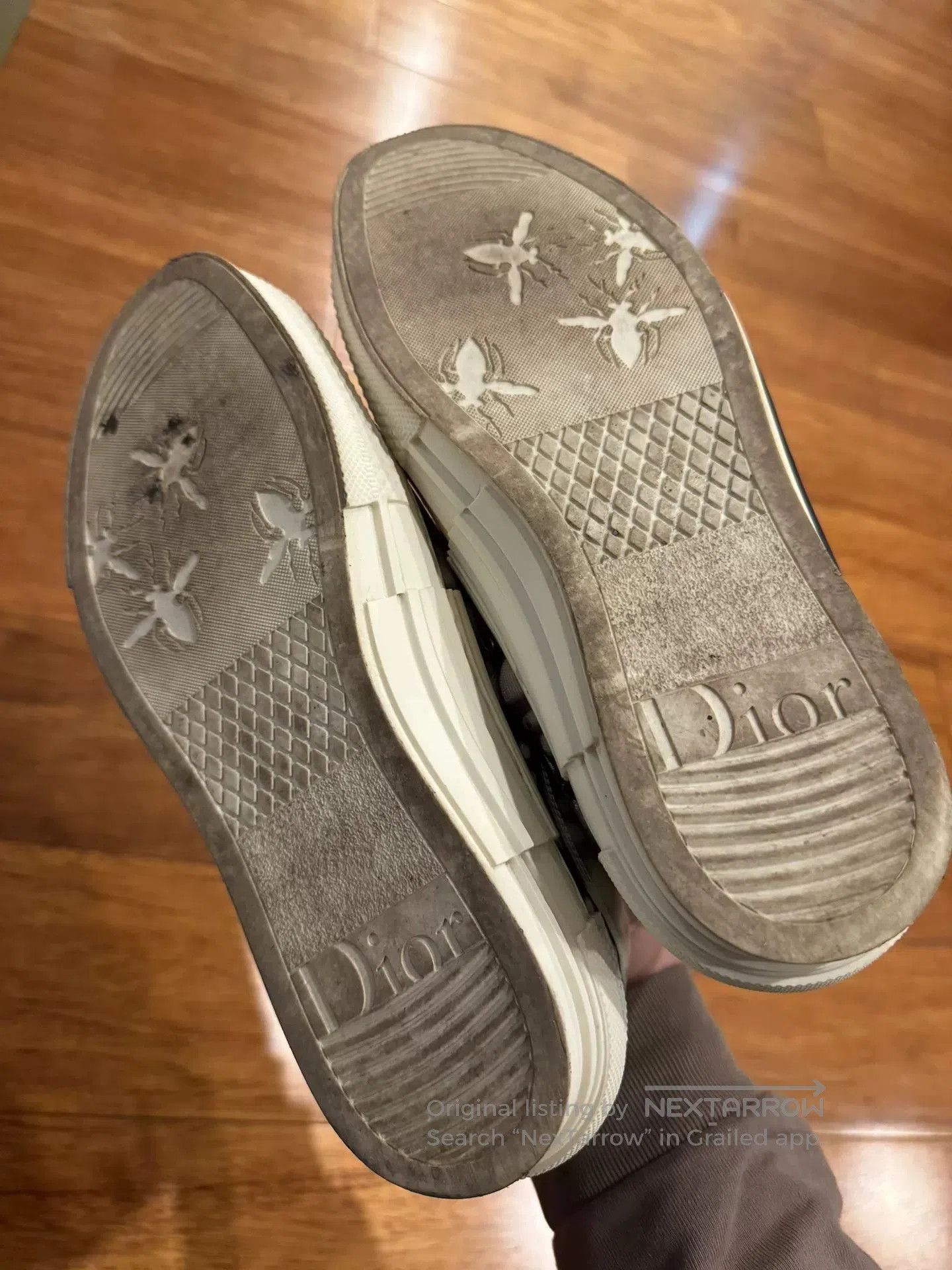 Dior dior b23 sneakers gray and white design. Size US 9 / EU 42 - 5 Thumbnail