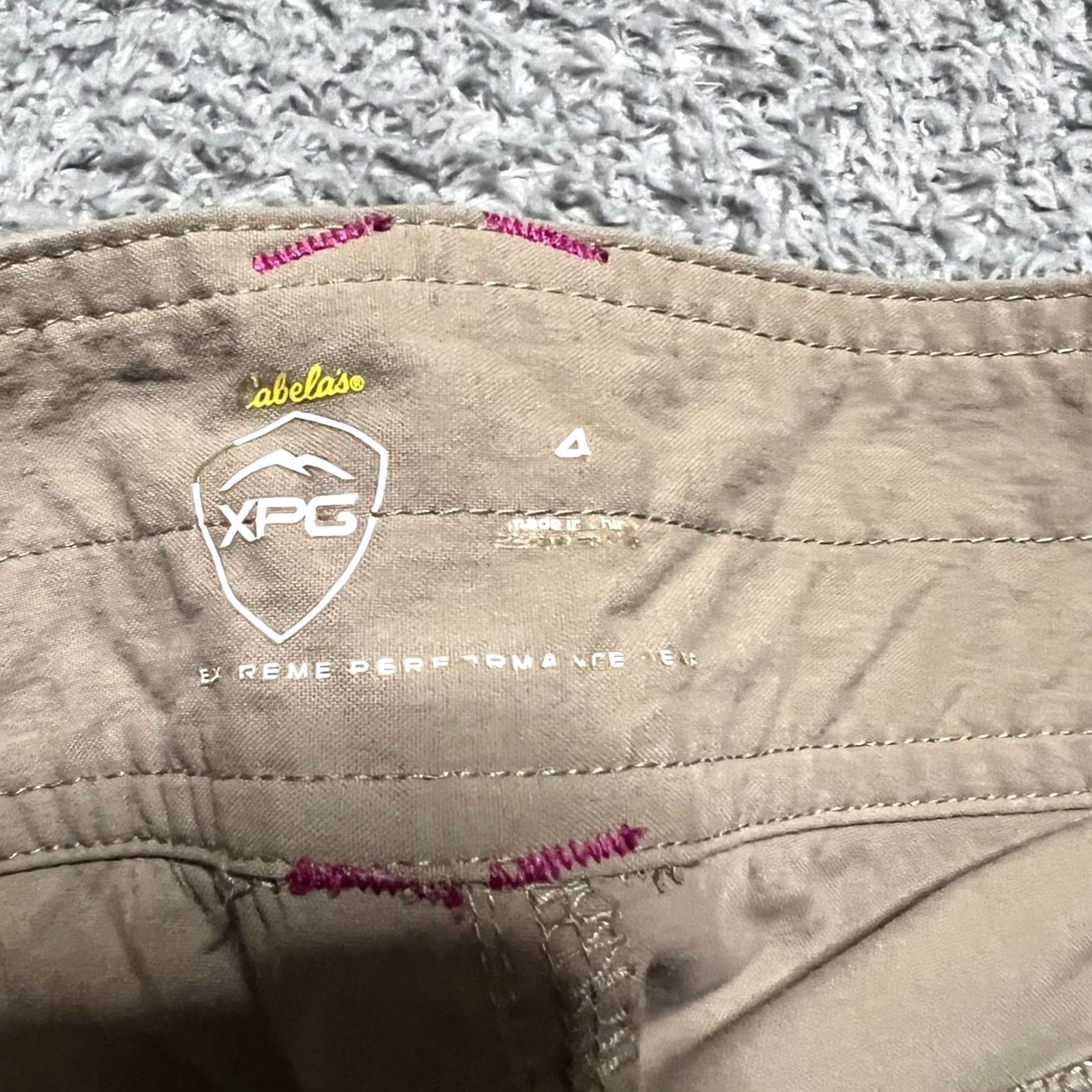 Vintage Cabelas Pants Womens 4 (30x30.5) XPG Performance Nylon Hiking Tan Size 27" / US 4 / IT 40 - 6 Thumbnail