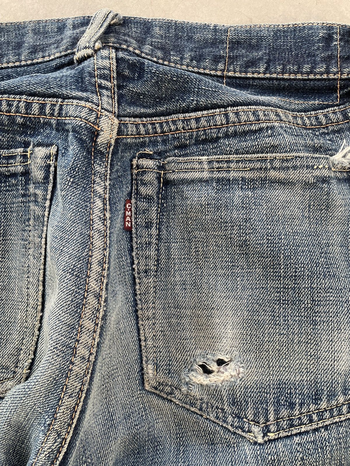 Japanese Brand × Vintage C.MAN JAPANESE BRAND SELVEDGE DENIM Size US 30 / EU 46 - 12 Thumbnail