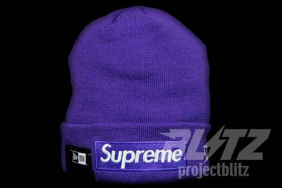 Supreme FW16 SUPREME NEW ERA BOX LOGO BEANIE PURPLE 2016 Size ONE SIZE - 2 Thumbnail