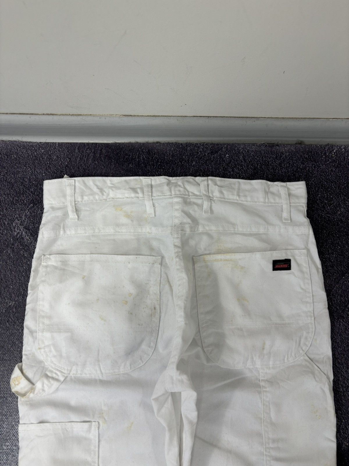 Dickies Vintage Dickies Workwear White Hype Baggy Carpenter Pants Size US 32 / EU 48 - 6 Thumbnail