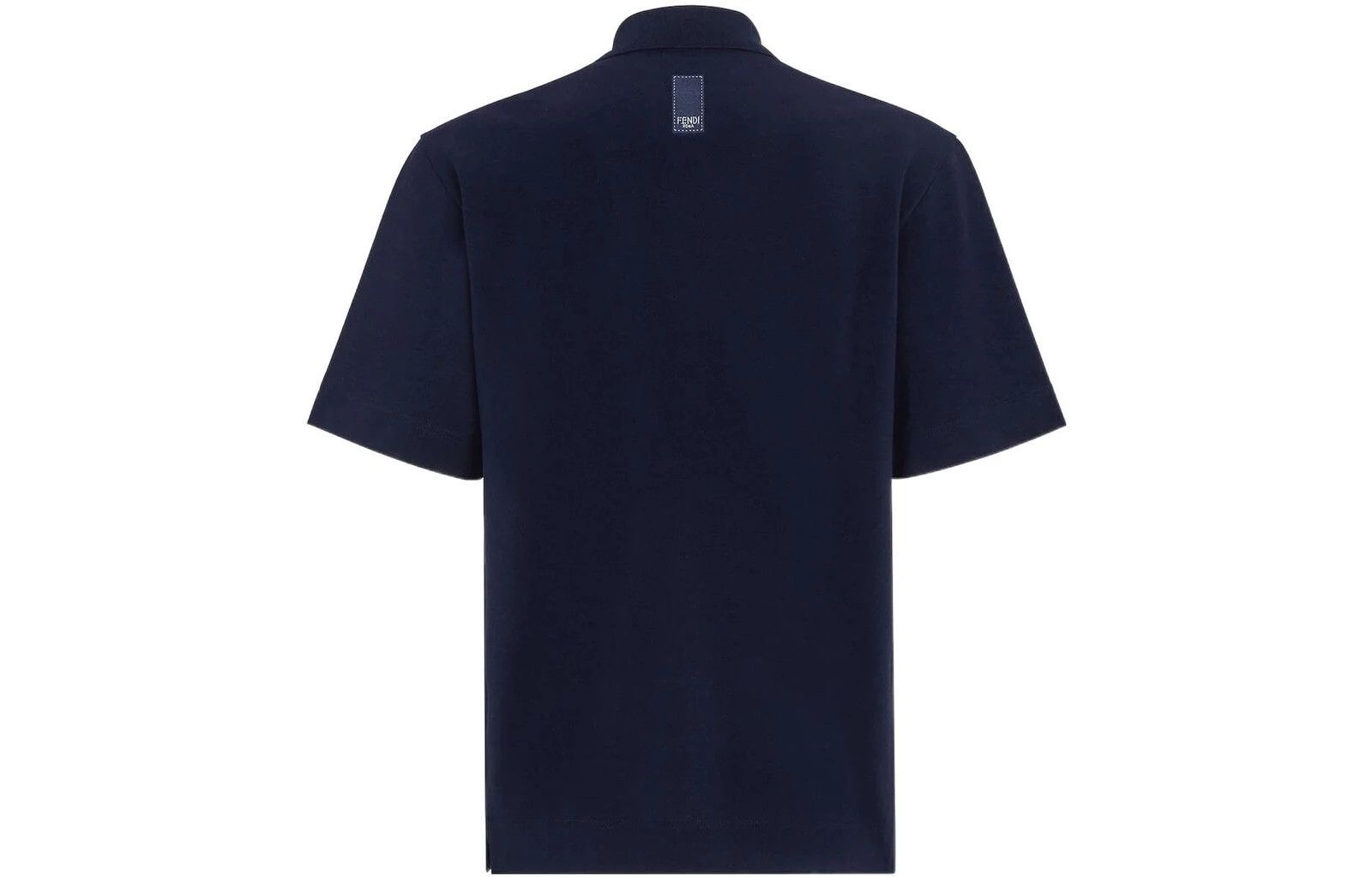Fendi o1w1db10325 FY1131 Polo Shirt in Navy Blue Size US M / EU 48-50 / 2 - 2 Thumbnail