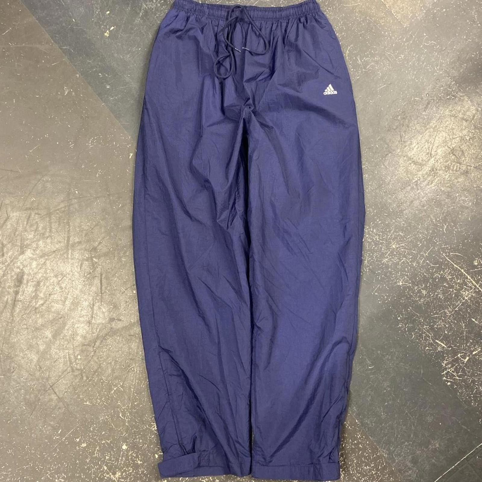 Adidas Vintage Navy Adidas Track Pants Size US 32 / EU 48 - 1 Thumbnail