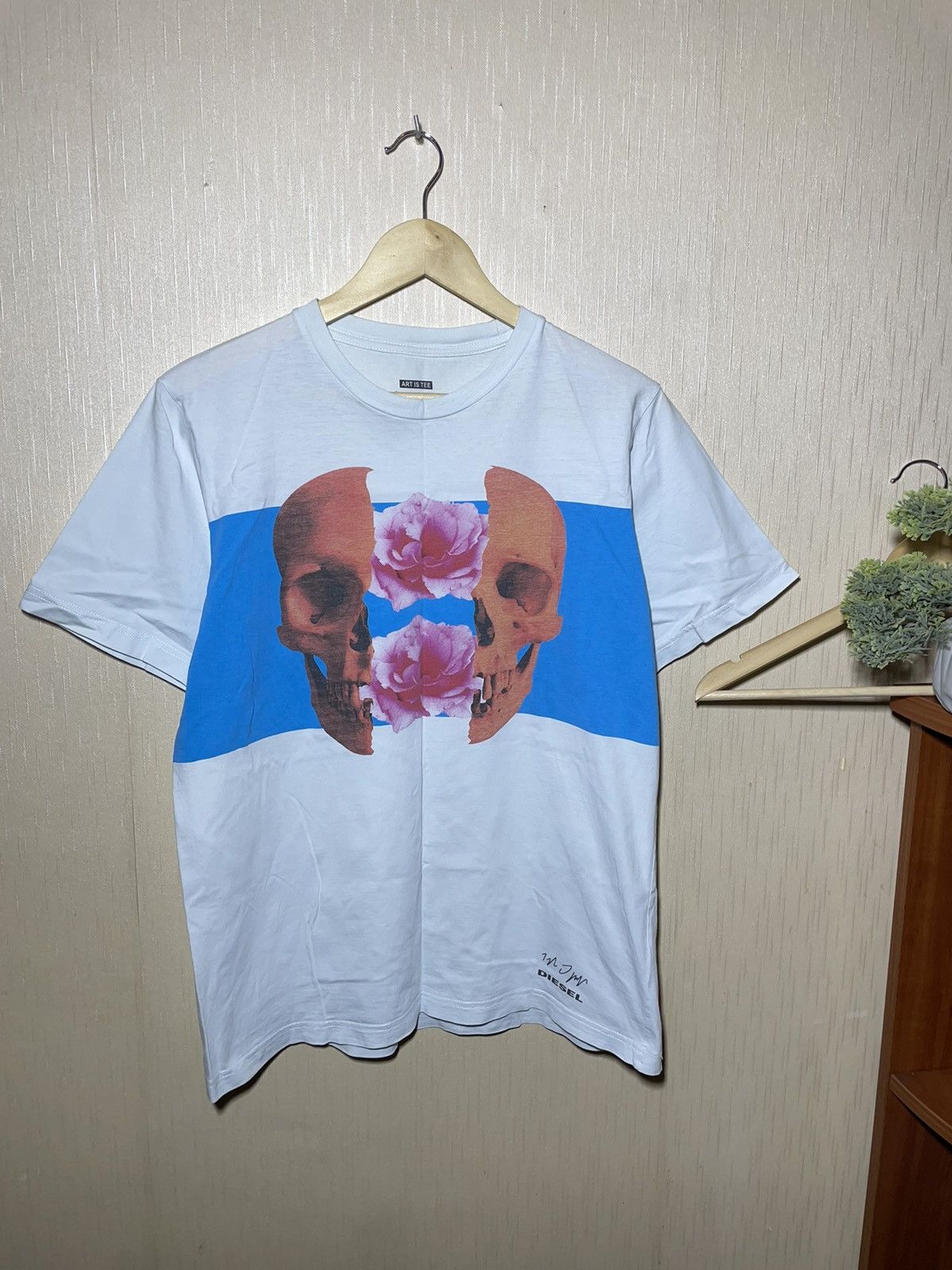 Designer × Vintage Diesel art y2k streetwear T shirt Size US L / EU 52-54 / 3 - 1 Thumbnail