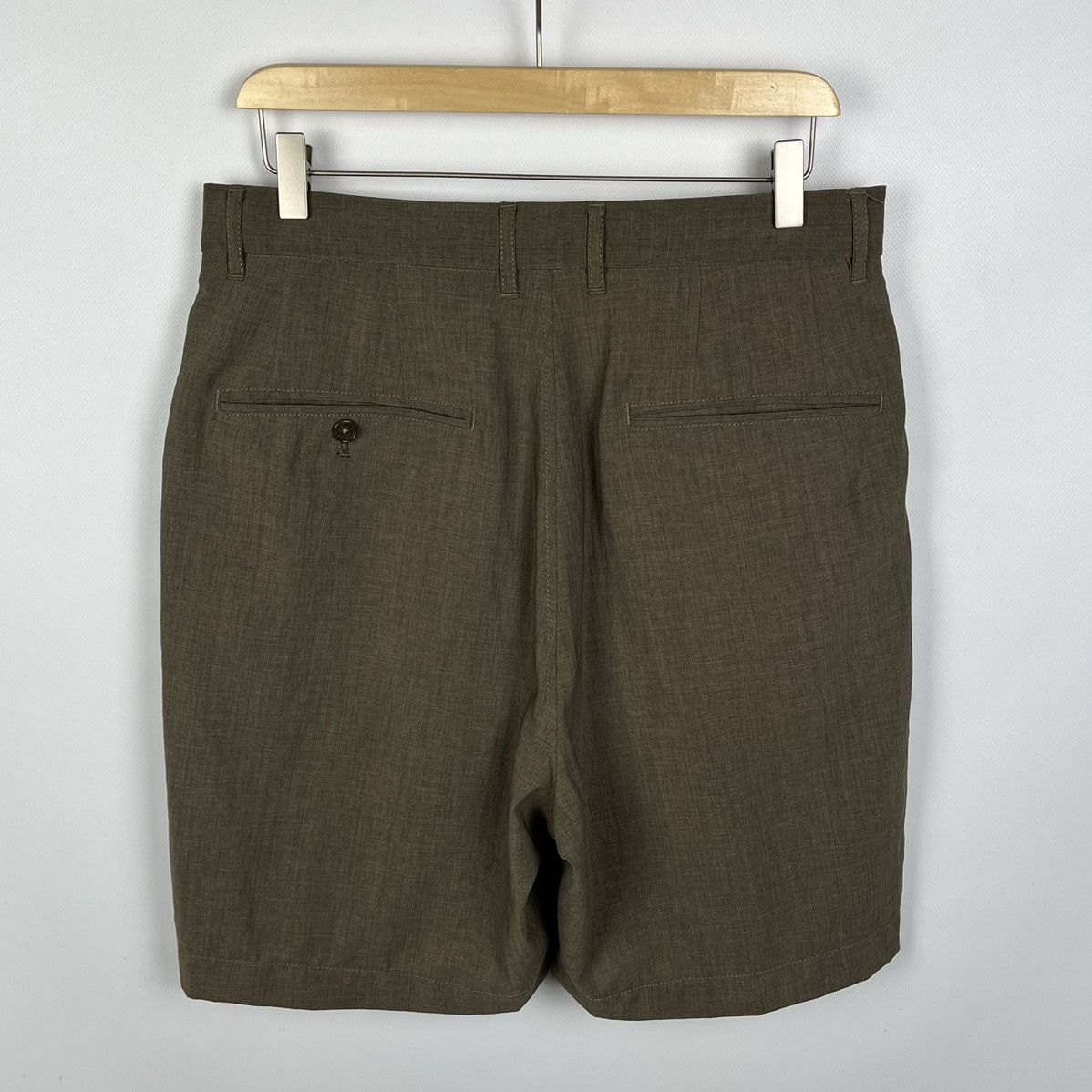 Beams Japan Beams Japan Khaki Bermuda Shorts Size US 30 / EU 46 - 13 Thumbnail