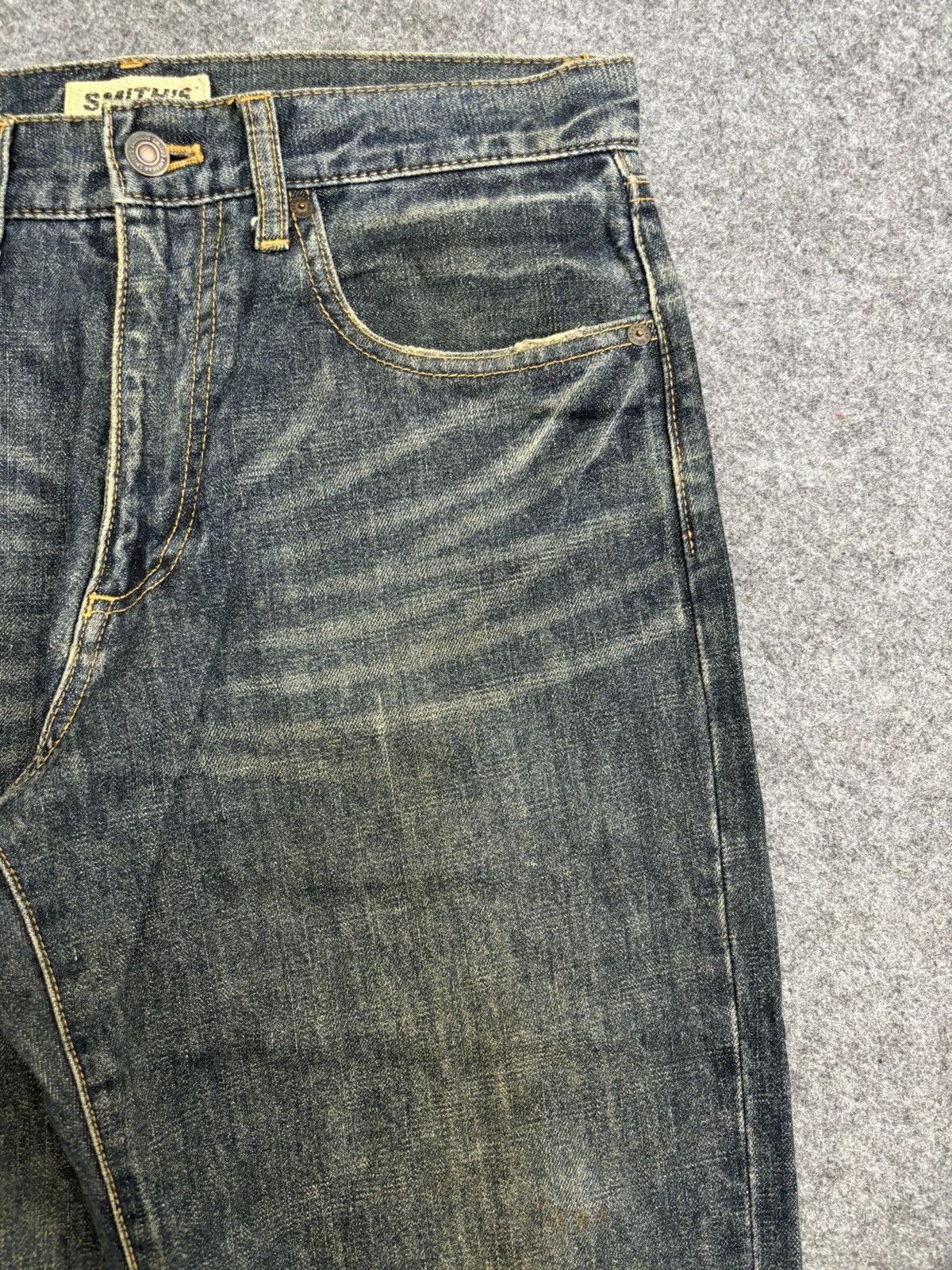 Designer SMITH's Distressed Rip&Repair Rare Sick Dope Denim F552 Size US 30 / EU 46 - 4 Thumbnail