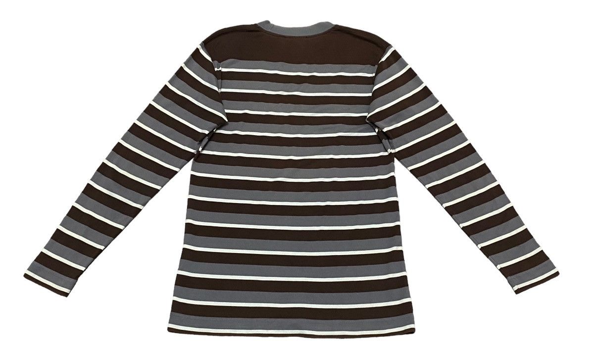 General Research × Japanese Brand × Vintage Vintage General Research "Go To Woods" Stripe T-shirt 2000s Size US M / EU 48-50 / 2 - 2 Thumbnail