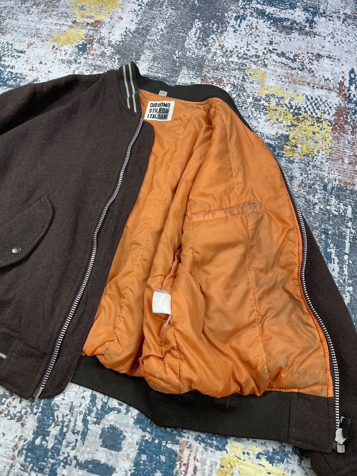 Vintage Vintage Letterman Wool Bomber Jacket Size US M / EU 48-50 / 2 - 11 Thumbnail