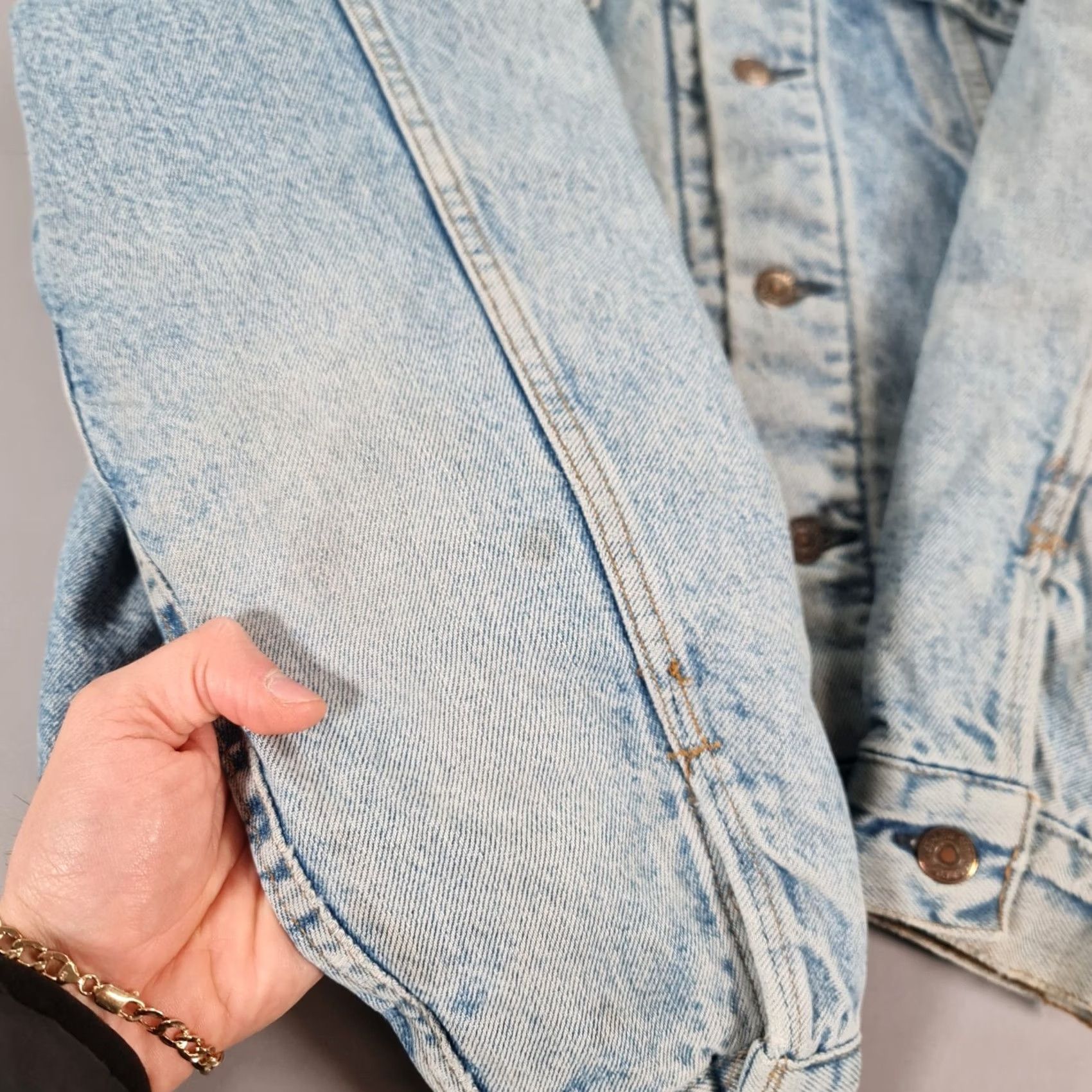Levi's VINTAGE Levi's Denim Jacket Men Blue Medium Lined 80s Trucker Pocket USA 80s Mens Jeans Jacket Size US M / EU 48-50 / 2 - 7 Thumbnail