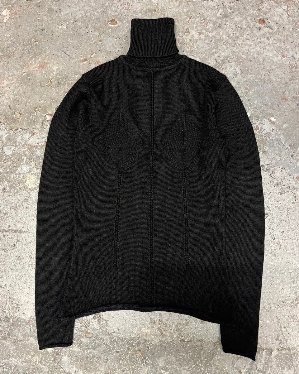 Vintage 2000s Plein Sud Black Sexy Emancipated Women Turtleneck Size S / US 4 / IT 40 - 4 Thumbnail