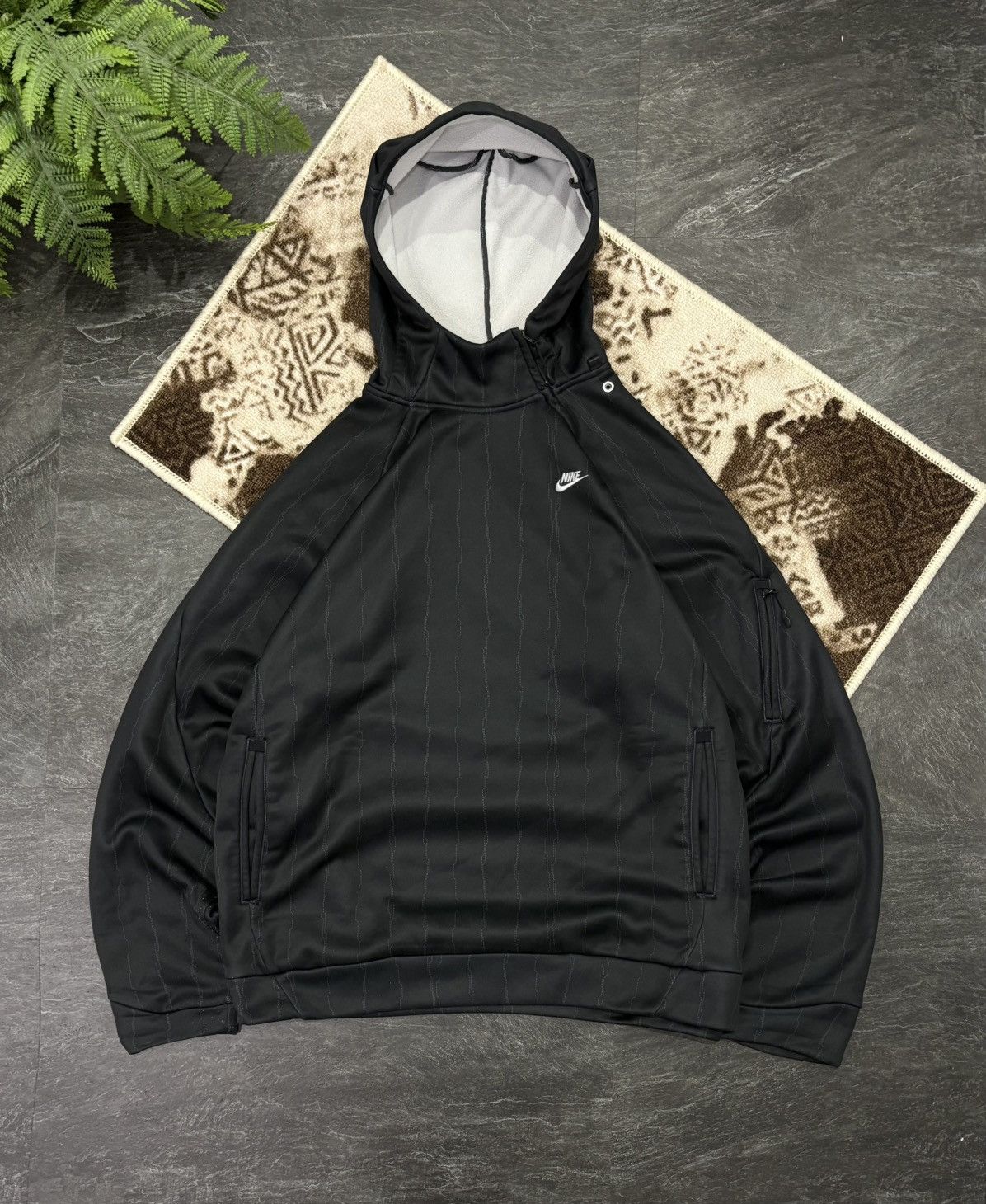 00s Nike Vintage Sport Hoodie Basic Logo Streetwear Rare