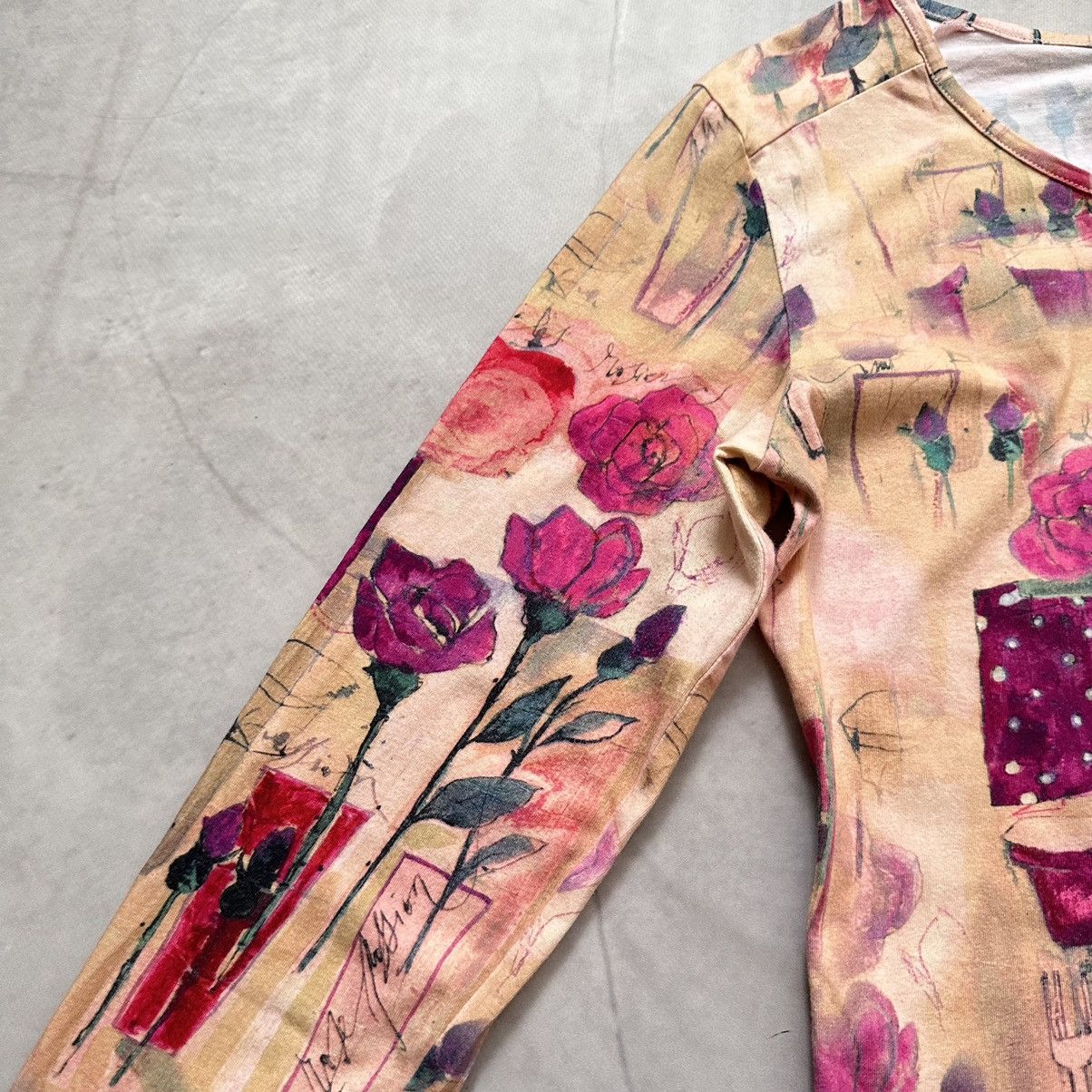 Hysteric Glamour Japan Floral Hysteric Glamour Style Long Sleeve T Shirt Y2K Size M / US 6-8 / IT 42-44 - 10 Thumbnail