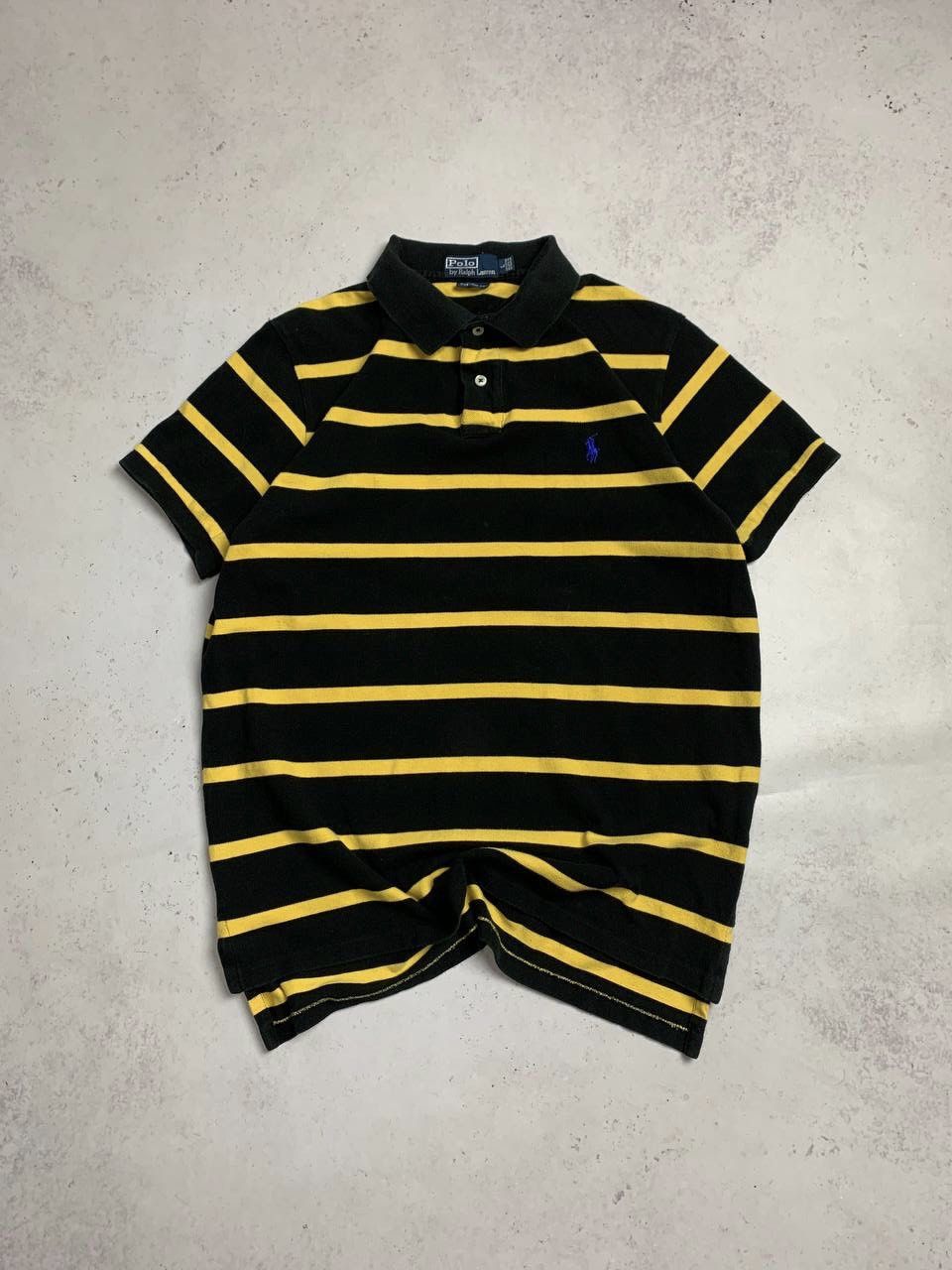 Polo Ralph Lauren × Vintage Vintage Polo Ralph Lauren Striped Polo Shirt L Size US L / EU 52-54 / 3 - 6 Thumbnail