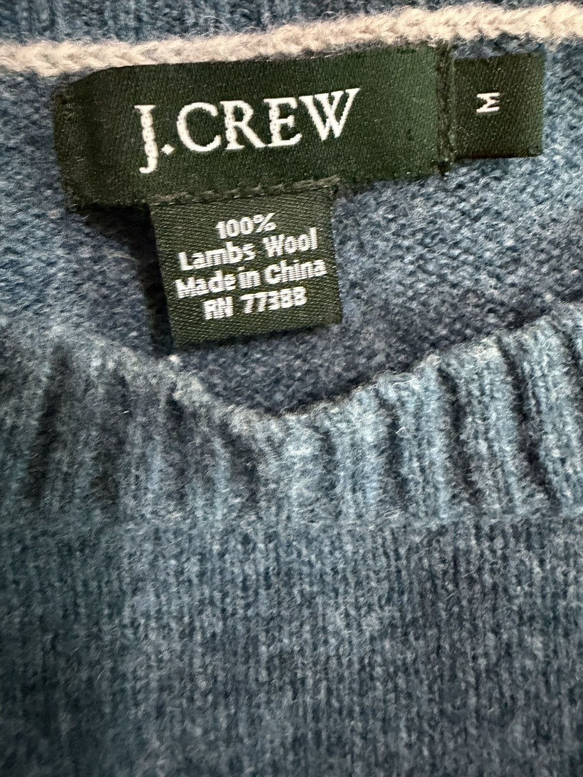 J.Crew J. Crew Lamb’s Wool Preppy Blue Flecked Sweater Size Medium. Size US M / EU 48-50 / 2 - 4 Thumbnail