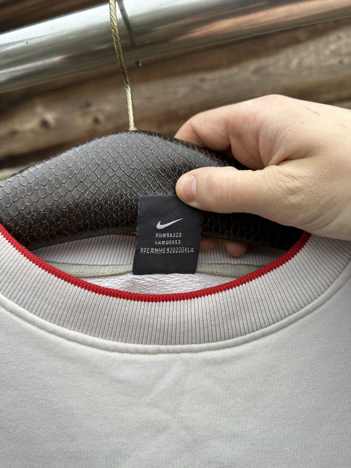 Nike × Vintage Vintage Nike Athletic Spell Out Sweatshirt USA Size US L / EU 52-54 / 3 - 5 Thumbnail
